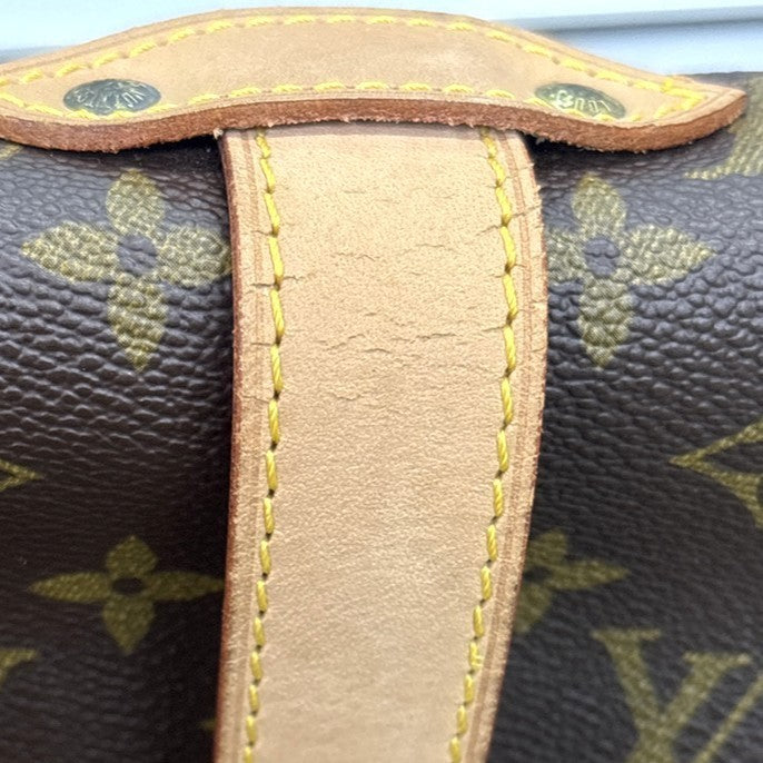 LOUIS VUITTON Saumur 35 Shoulder Bag Monogram Leather BN France M42254 29KD041
