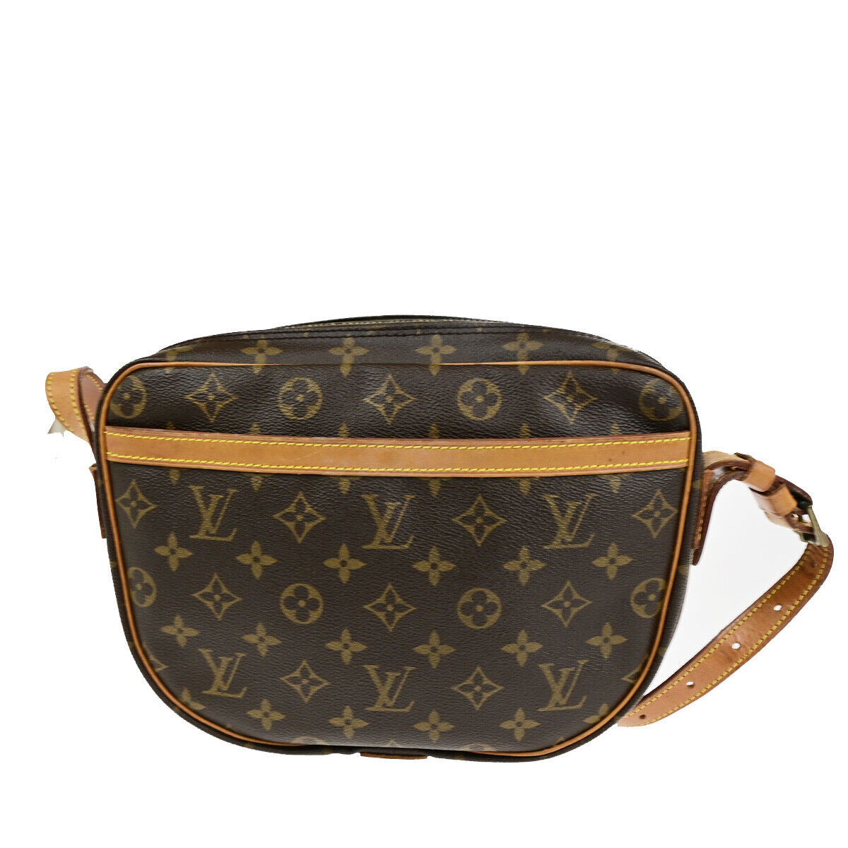 LOUIS VUITTON Jeune Fille GM Shoulder Bag Monogram Leather Brown M51225 37YG600