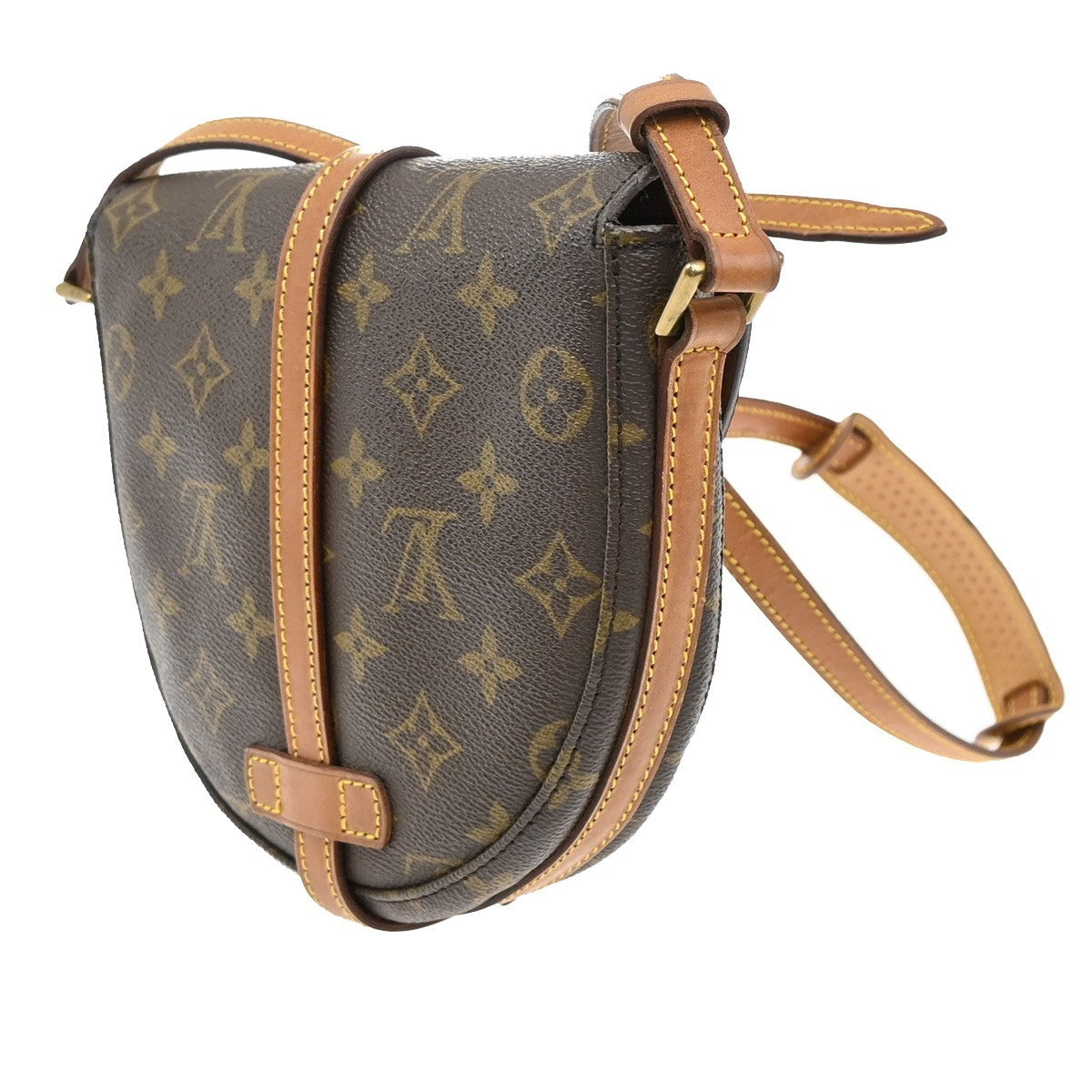 LOUIS VUITTON Chantilly PM Shoulder Bag Monogram Leather Brown M51234 30EF840