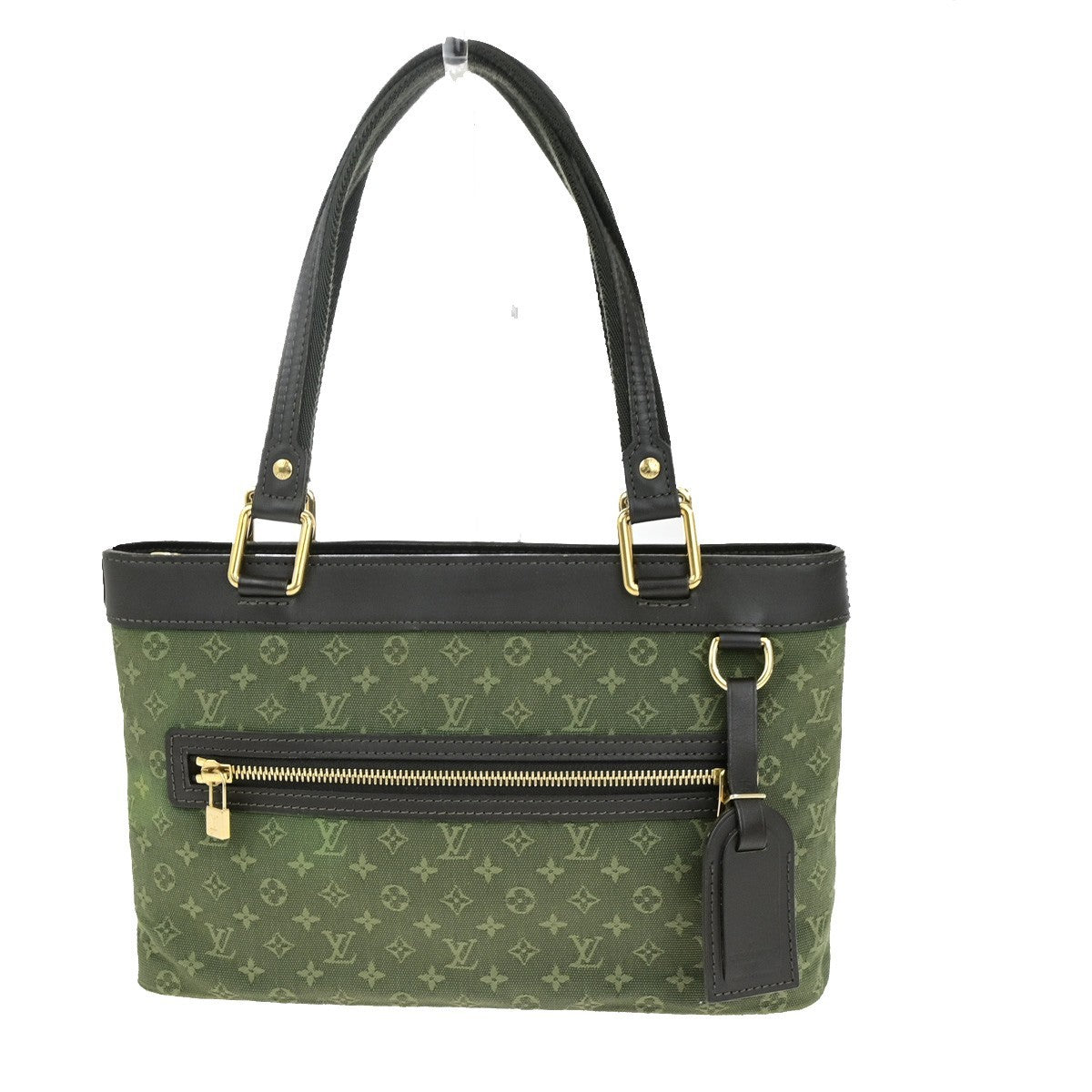 LOUIS VUITTON Lucille PM Shoulder Bag Monogram Mini Canvas Khaki M92682 80KB611