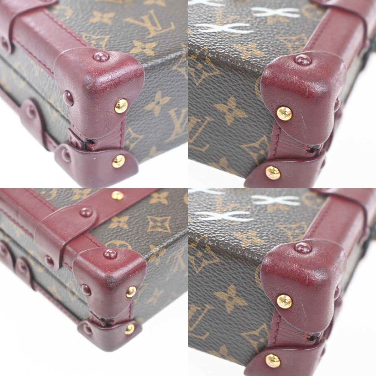 LOUIS VUITTON Petite Malle Shoulder Bag Monogram Leather France M45943 631RL785