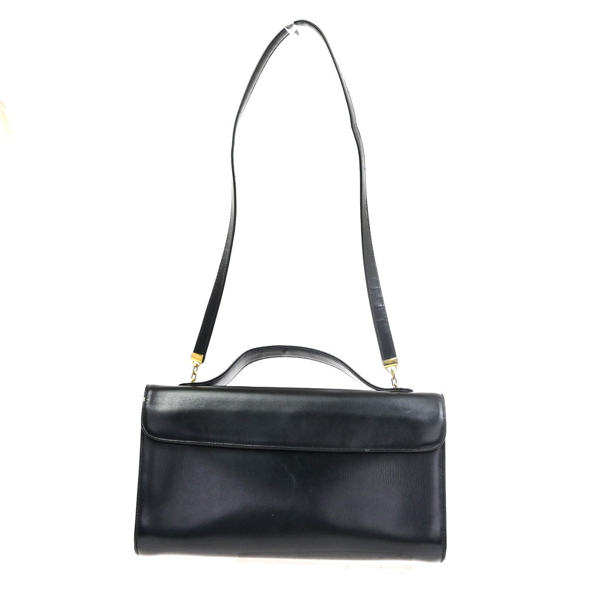 CHRISTIAN DIOR Logo Trotter Pattern Shoulder Bag Canvas Leather Brown 87CB037