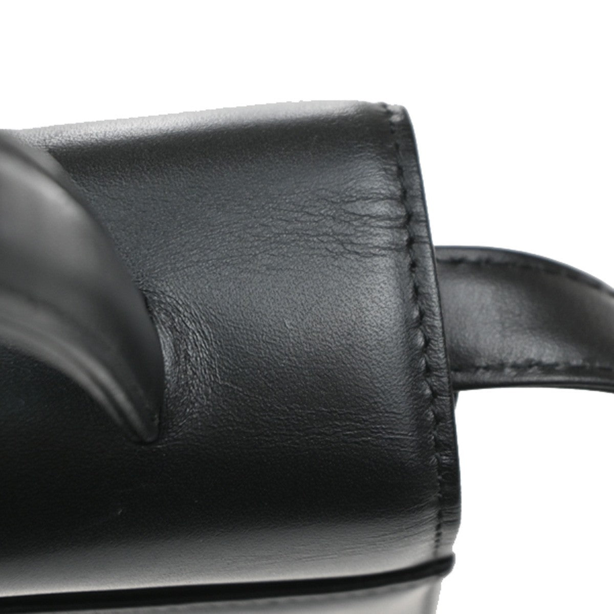 GIVENCHY Logo 2way Shoulder Hand Bag Leather Black GHW Japan 05MA543