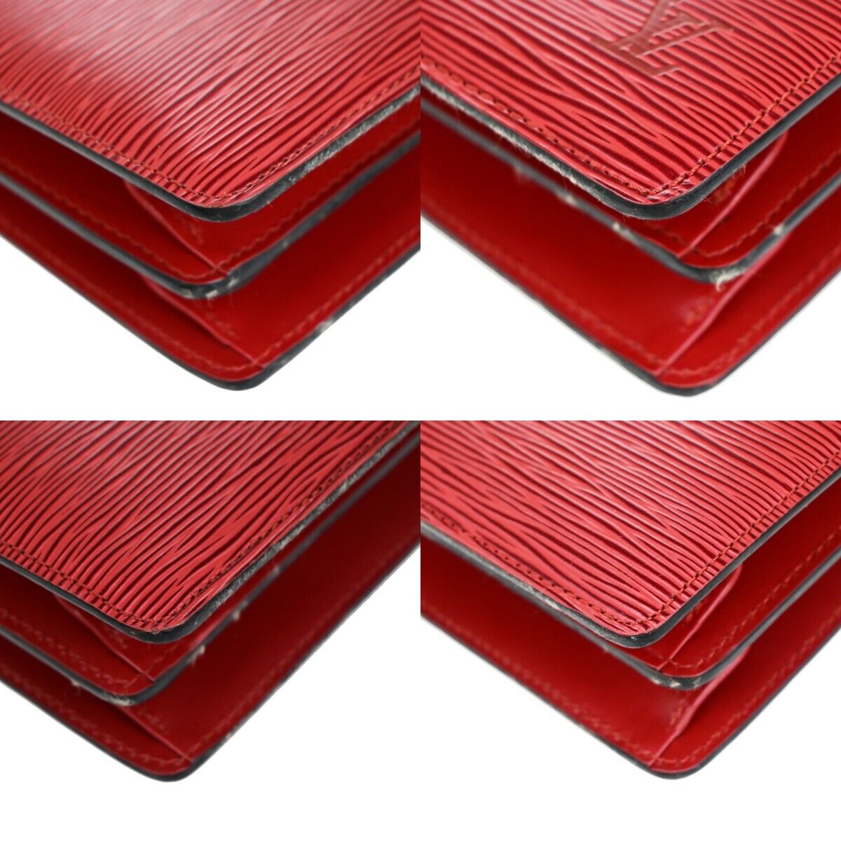 LOUIS VUITTON LV Capucines Shoulder Bag Epi Leather Red France M52347 35EC940