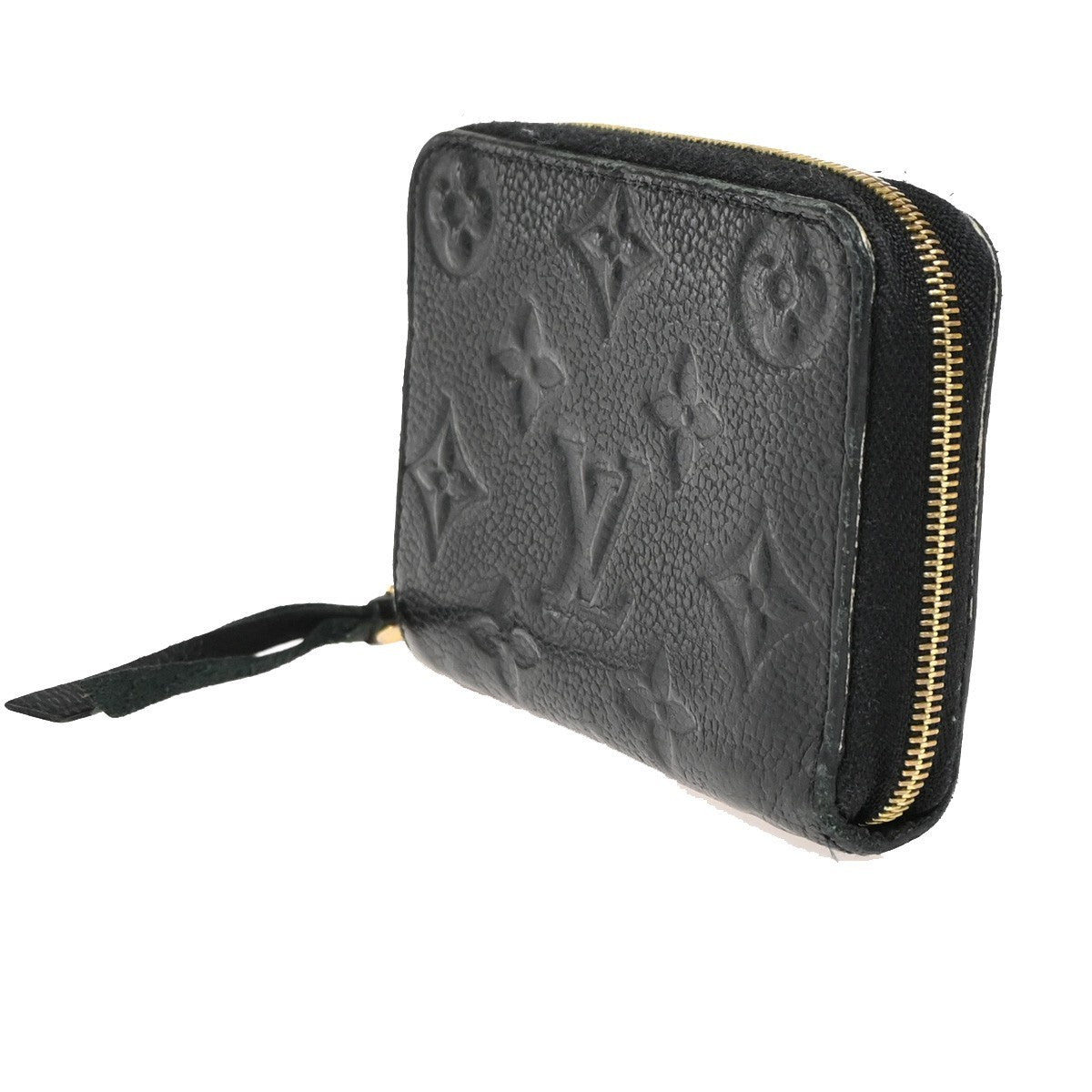 LOUIS VUITTON Zippy Coin Purse Wallet Monogram Empreinte Black M60574 62ZA256