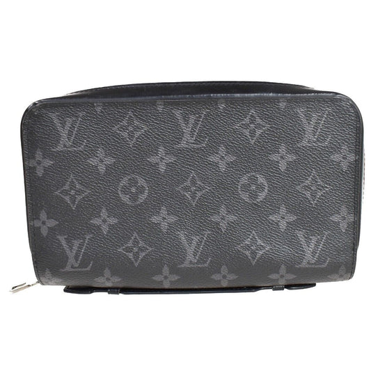 LOUIS VUITTON Zippy XL Long Bifold Wallet Monogram Eclipse BK M61698 99GA662