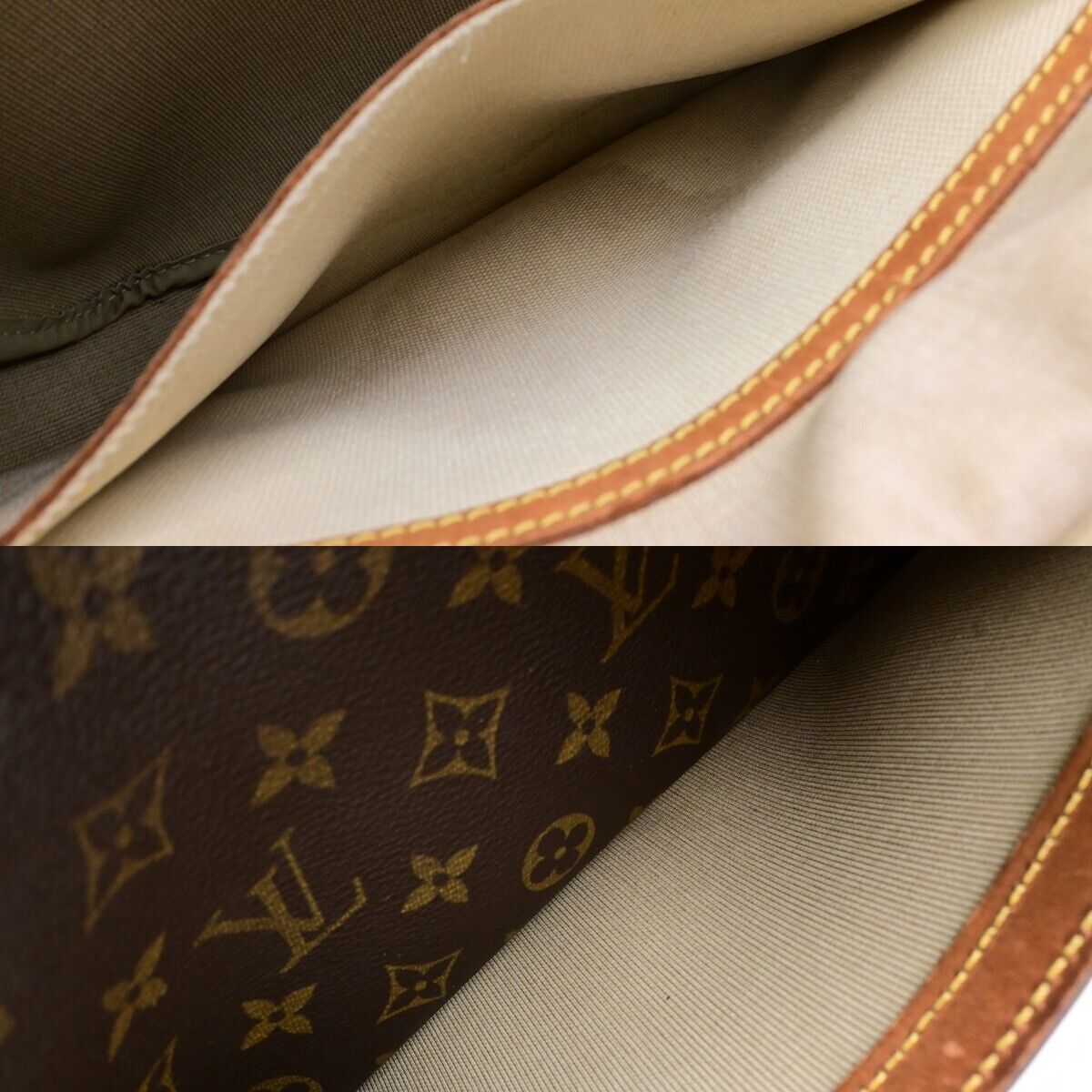 LOUIS VUITTON Reporter PM Crossbody Shoulder Bag Monogram Leather M45254 69ED047