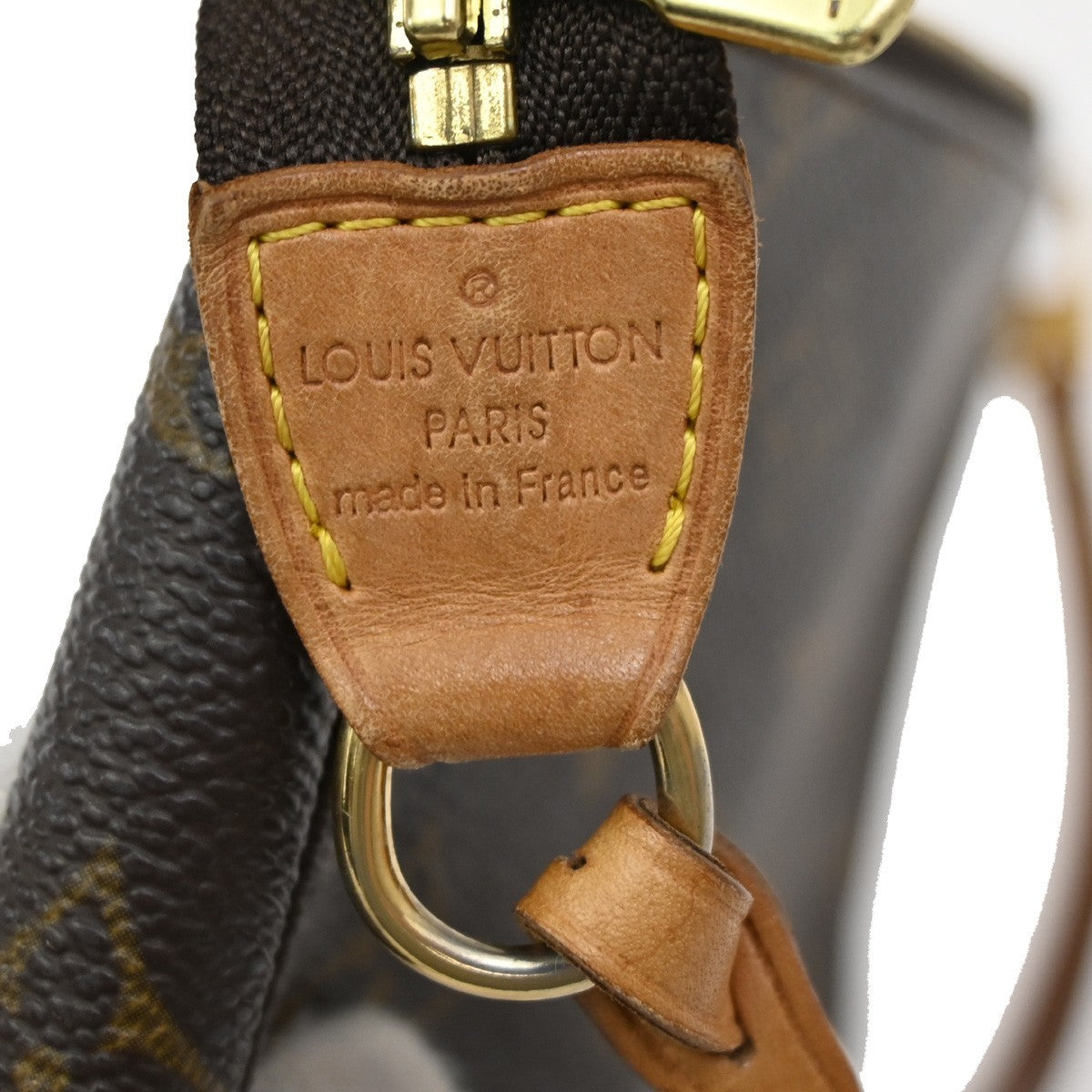 LOUIS VUITTON Pochette Accessoires Hand Bag Monogram Leather BN M51980 70DA182