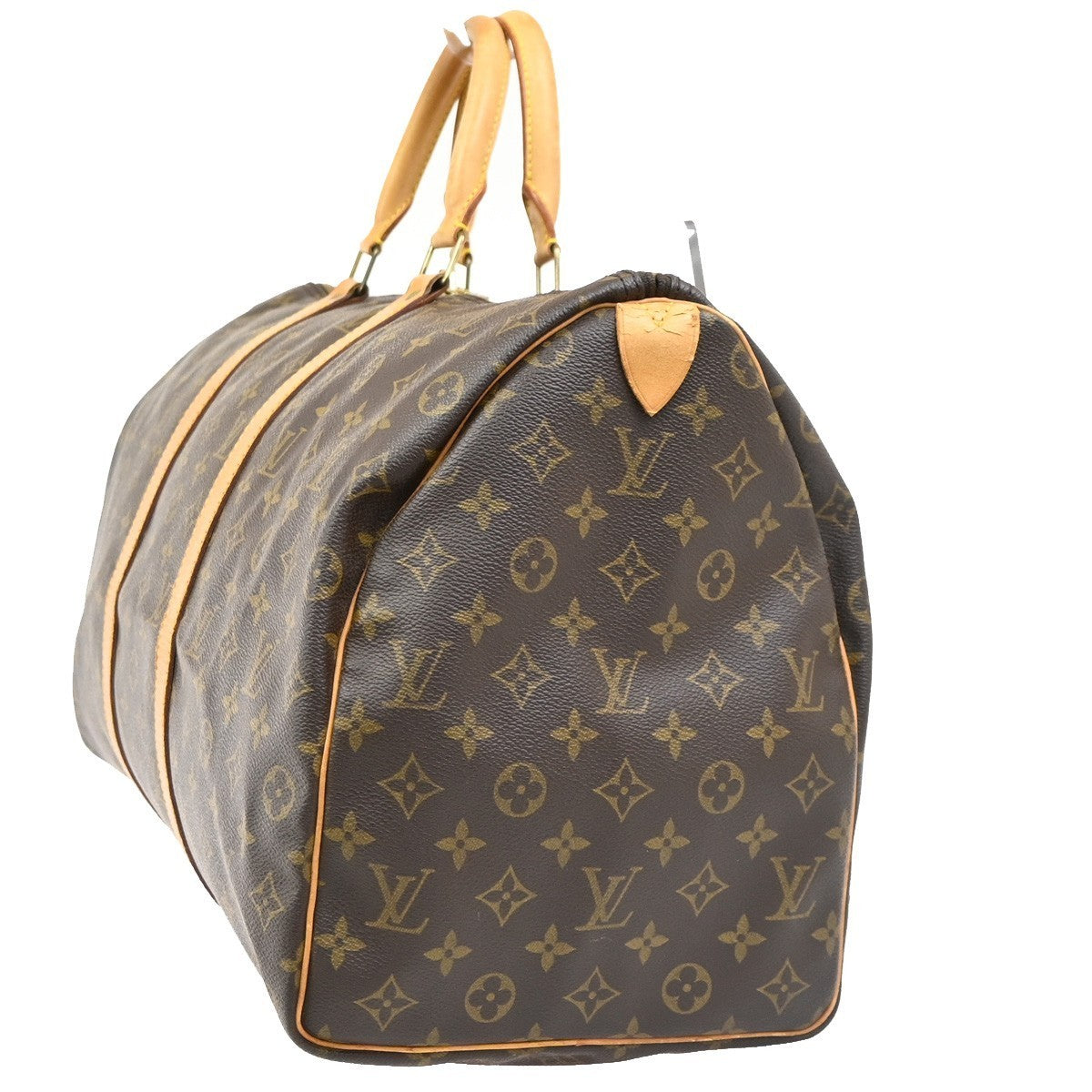 LOUIS VUITTON Keepall 50 Travel Hand Bag Monogram Leather Brown M41426 92PA113