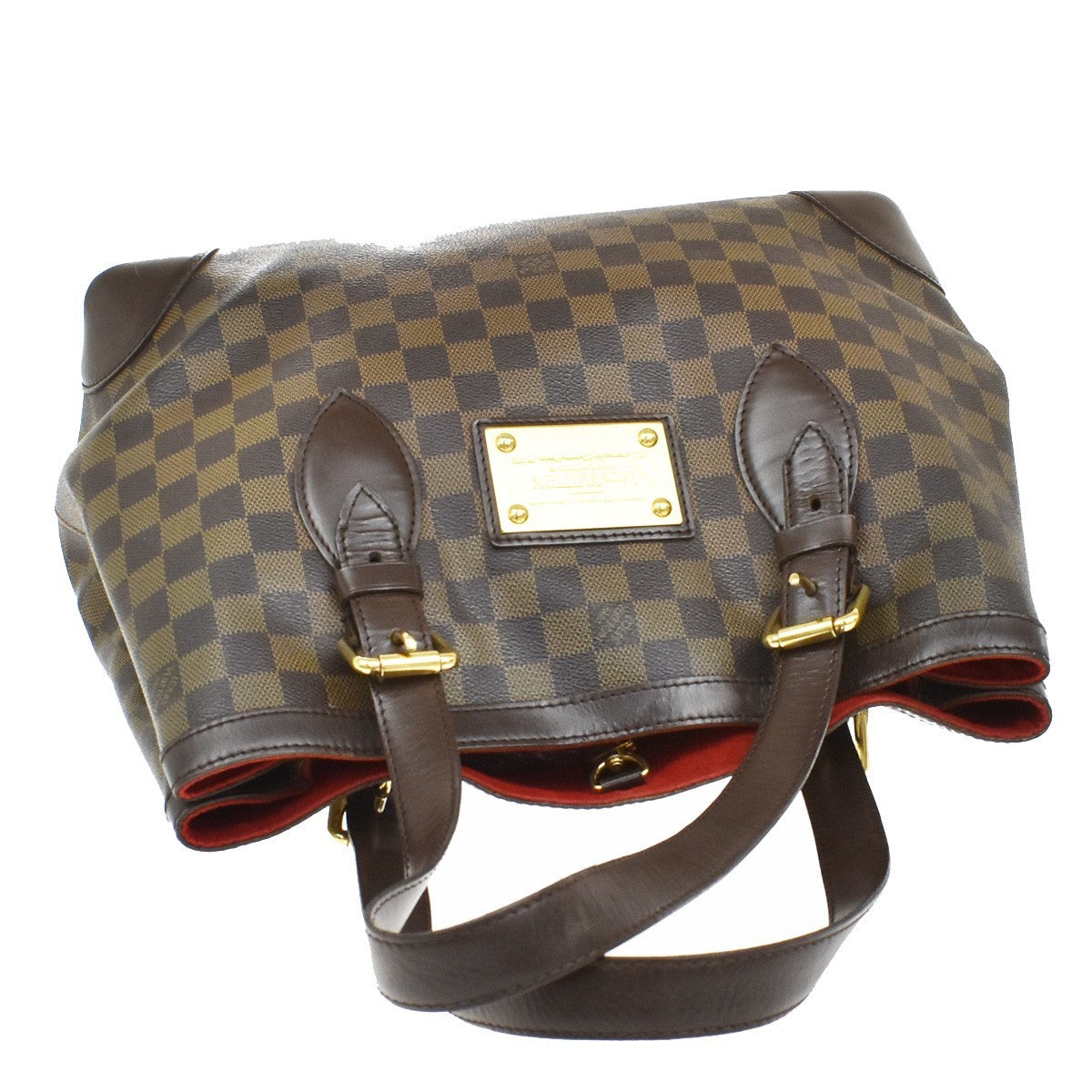 LOUIS VUITLOUIS VUITTON Hampstead MM Shoulder Bag Damier Leather N51204 16KB253