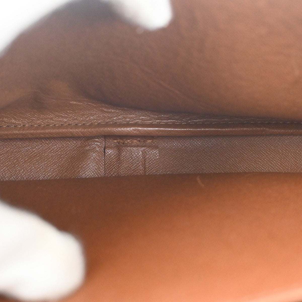 LOUIS VUITTON Cartouchiere GM Shoulder Bag Monogram Leather Brown M51252 72EF802