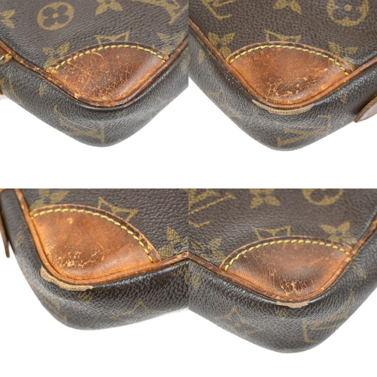 LOUIS VUITTON Marly Dragonne PM Clutch Hand Bag Monogram Leather M51827 07KD186