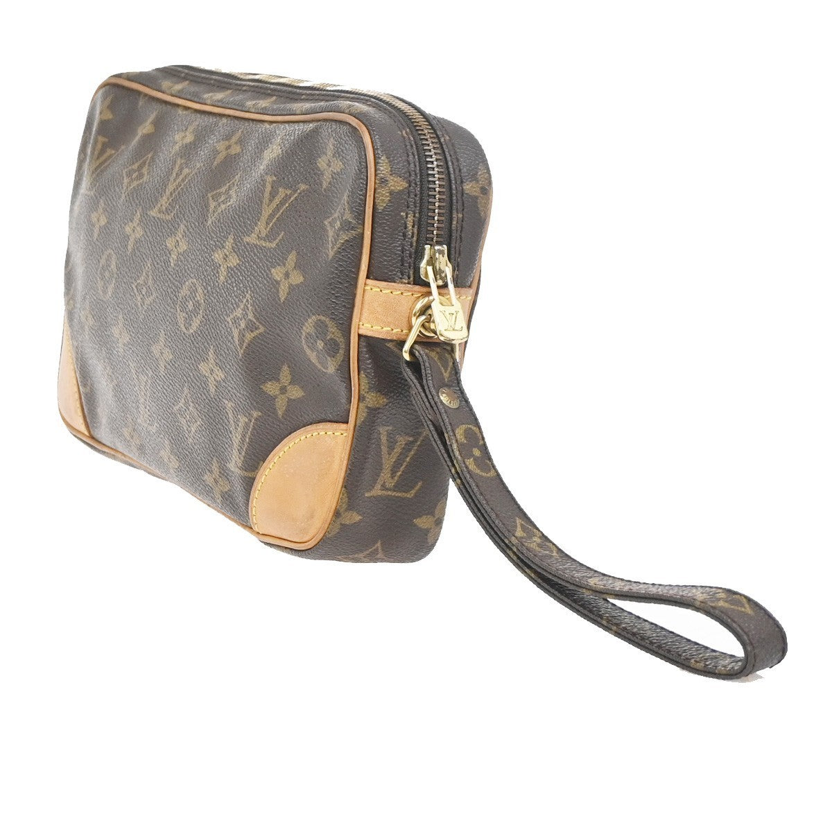 LOUIS VUITTON Marly Dragonne GM Clutch Hand Bag Monogram Brown M51825 30KC825