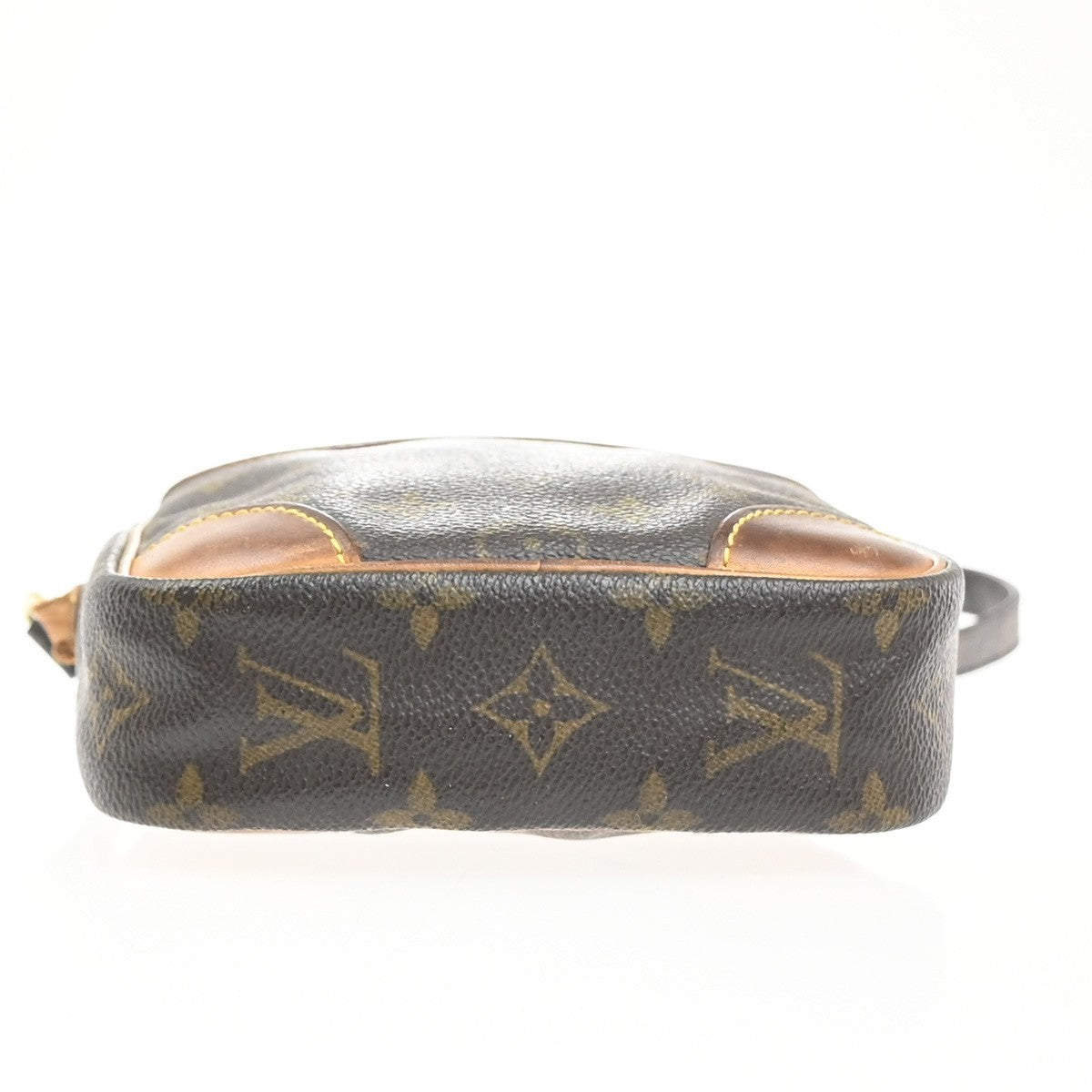 LOUIS VUITTON Danube Shoulder Bag Monogram Leather Brown France M45266 64KP584