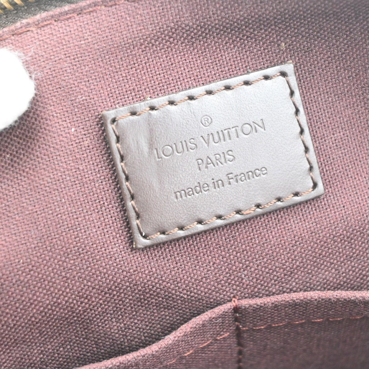 LOUIS VUITTON Iena PM Shoulder Tote Bag Damier Ebene Leather BN N41012 23KD043