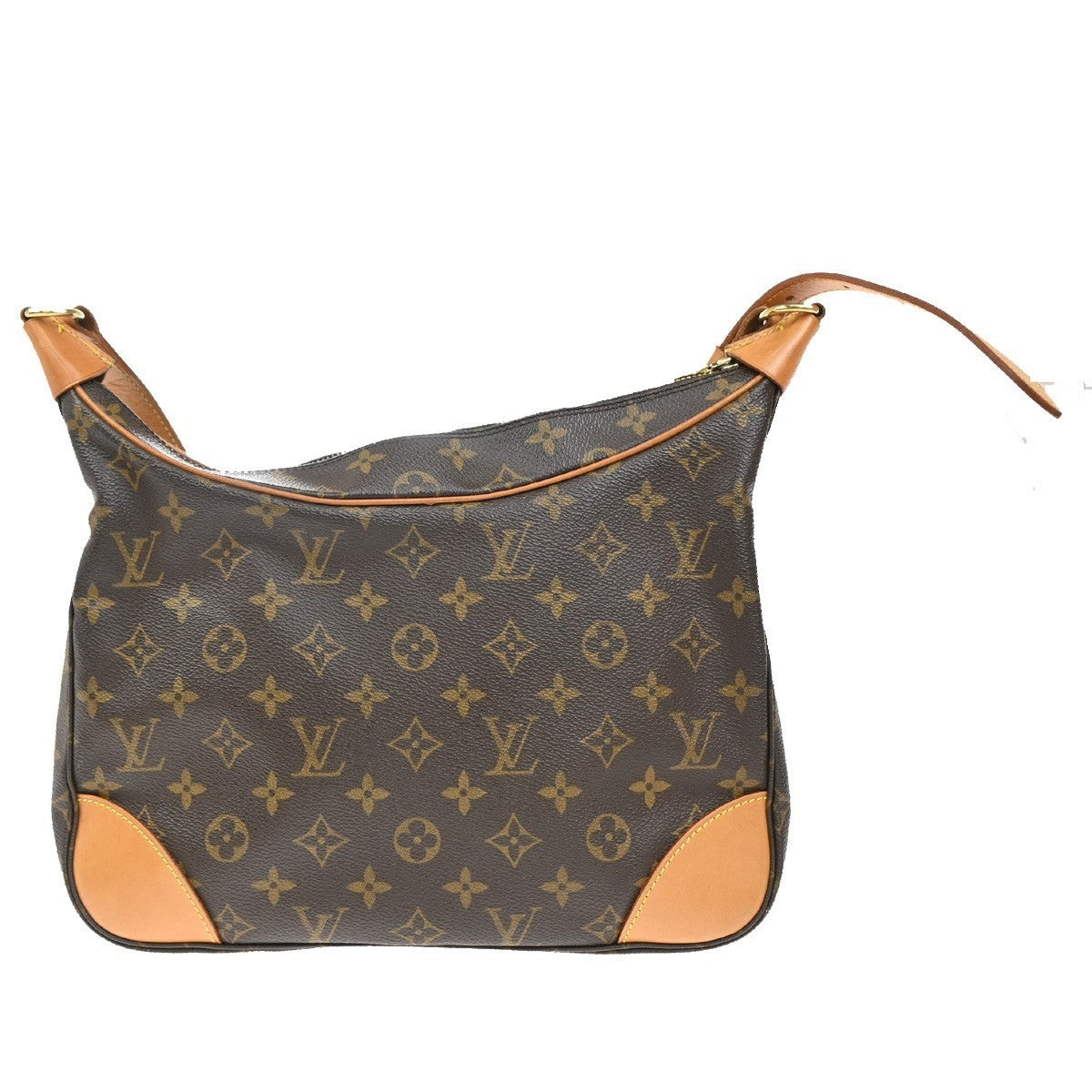 LOUIS VUITTON Boulogne 30 Shoulder Bag Monogram Leather Brown M51265 18KP009