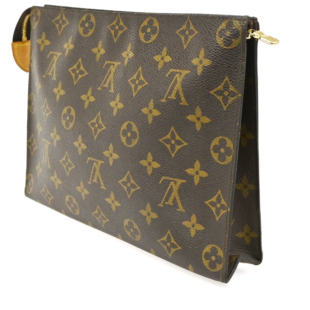 LOUIS VUITTON Poche Toilette 26 Clutch Hand Bag Monogram Leather M47542 04CA761