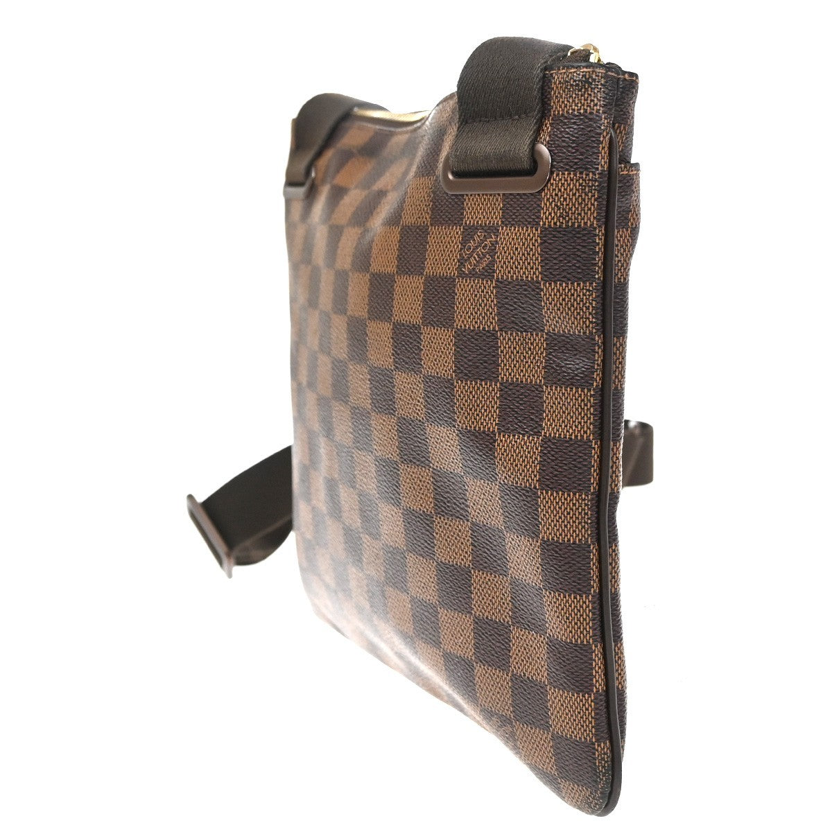 LOUIS VUITTON Pochette Plate Brooklyn Shoulder Bag Damier Brown N41100 11YJ127