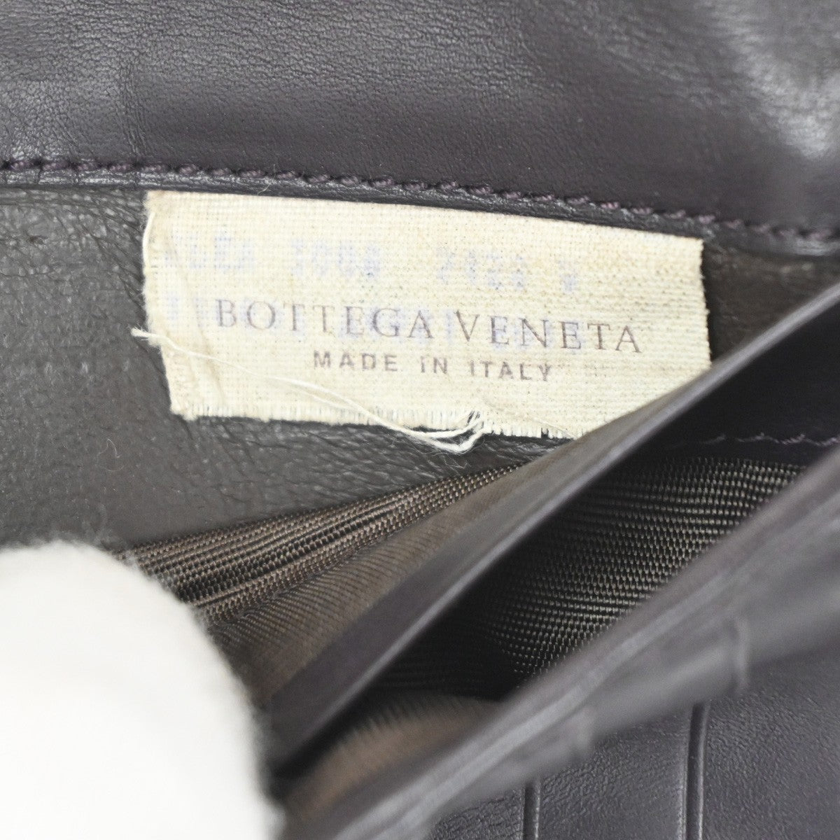 BOTTEGA VENETA Intrecciato Bifold Long Wallet Leather Brown Italy 05KD058