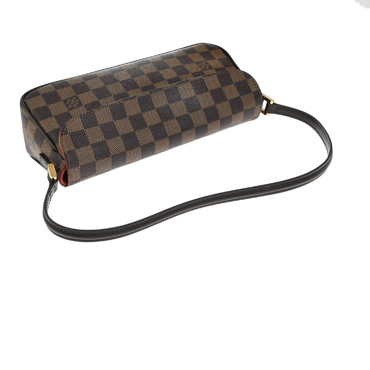 LOUIS VUITTON Recolator Shoulder Bag Damier Ebene Leather Brown N51299 669EE192