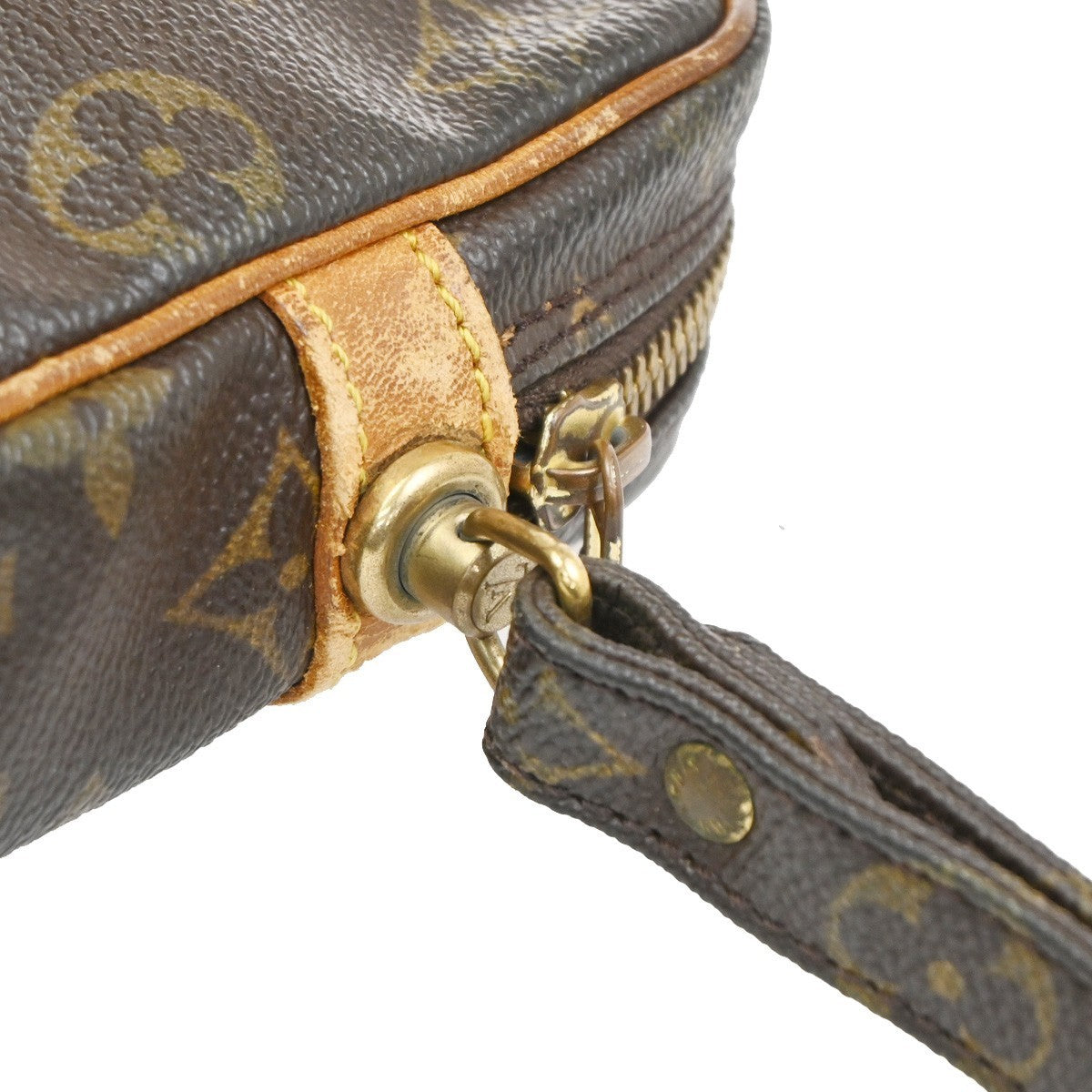 LOUIS VUITTON Marly Dragonne GM Clutch Hand Bag Monogram Brown M51825 67KC558