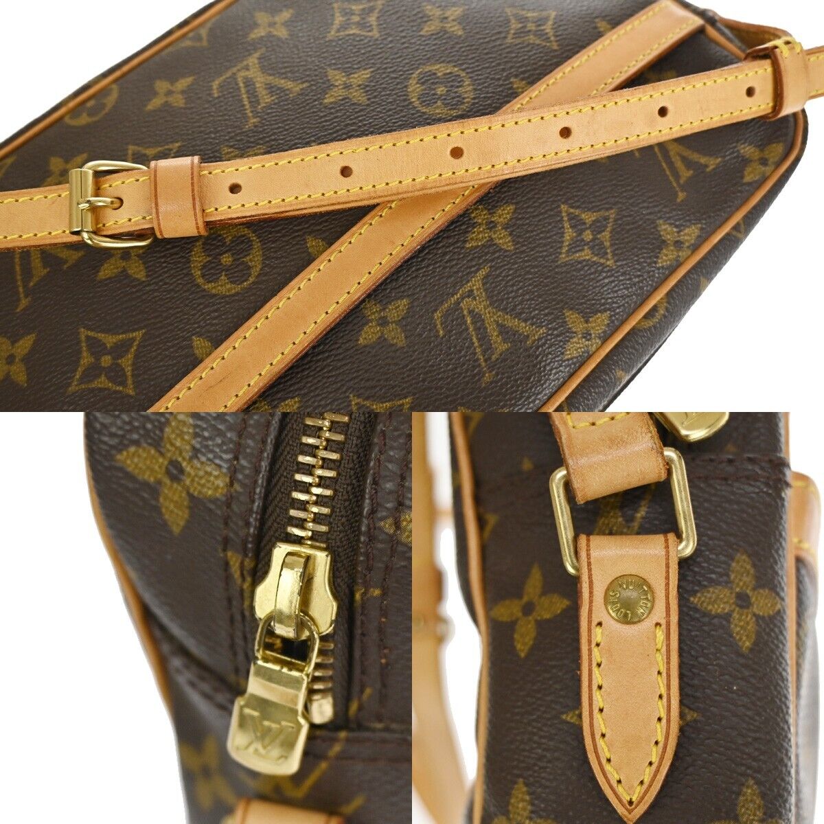 LOUIS VUITTON Trocadero 27 Shoulder Bag Monogram Leather Brown M51274 97SH238
