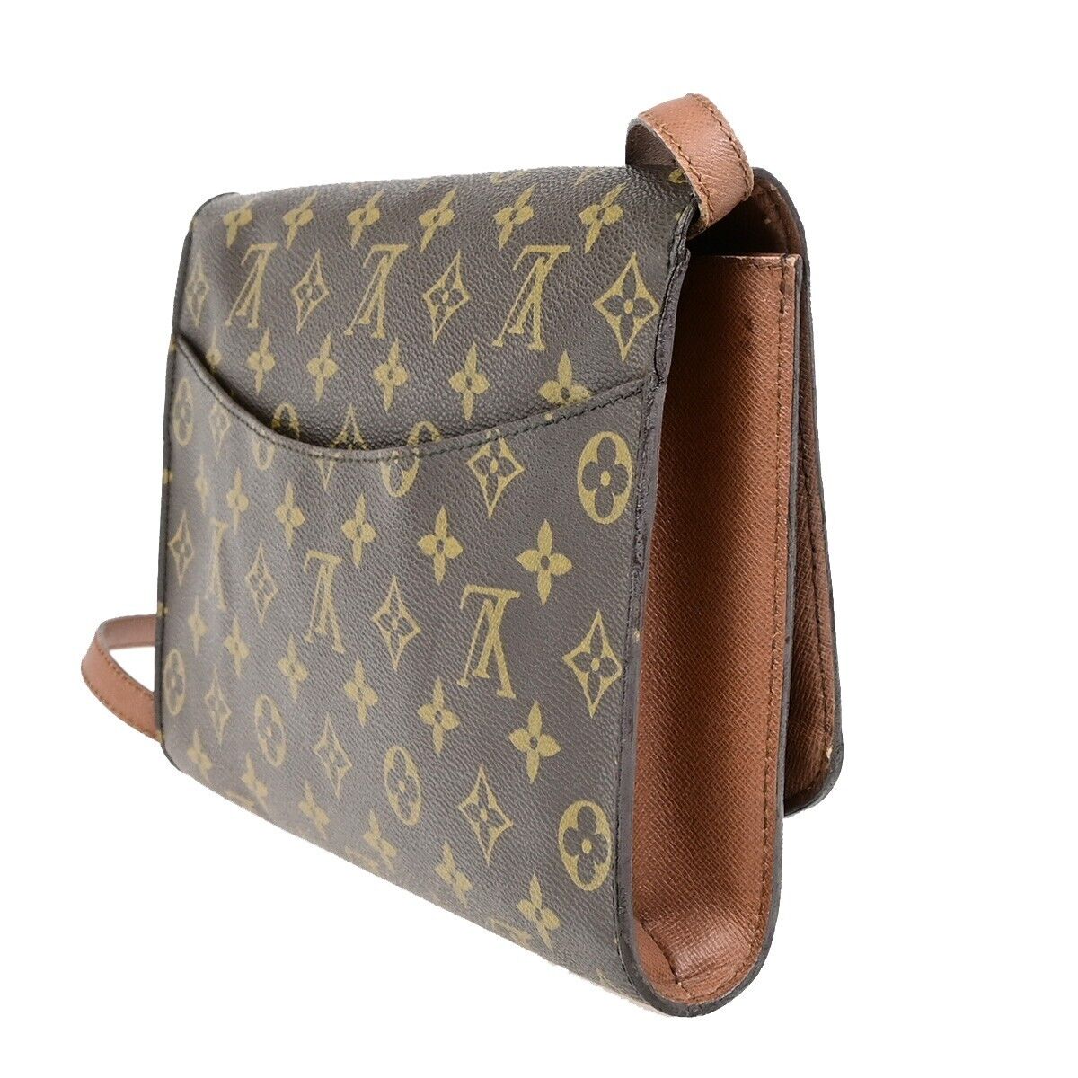 LOUIS VUITTON Bordeaux 2Way Shoulder Clutch Bag Monogram Leather M51797 89EB798