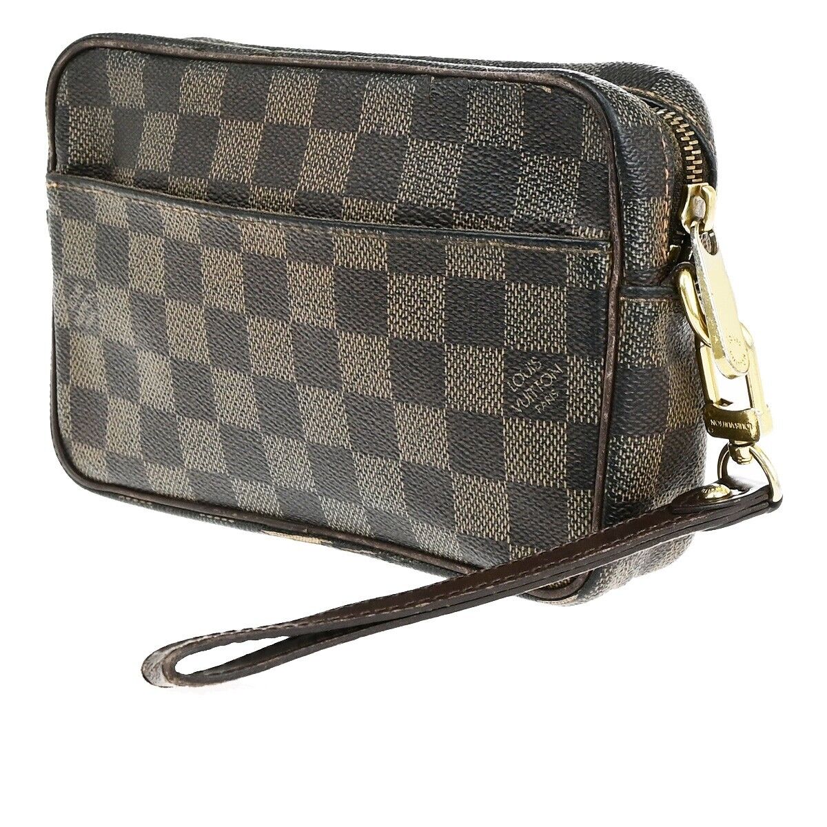 LOUIS VUITTON  Pochette Bier Macau Clutch Bag Damier  Leather BN N61739 63EC933