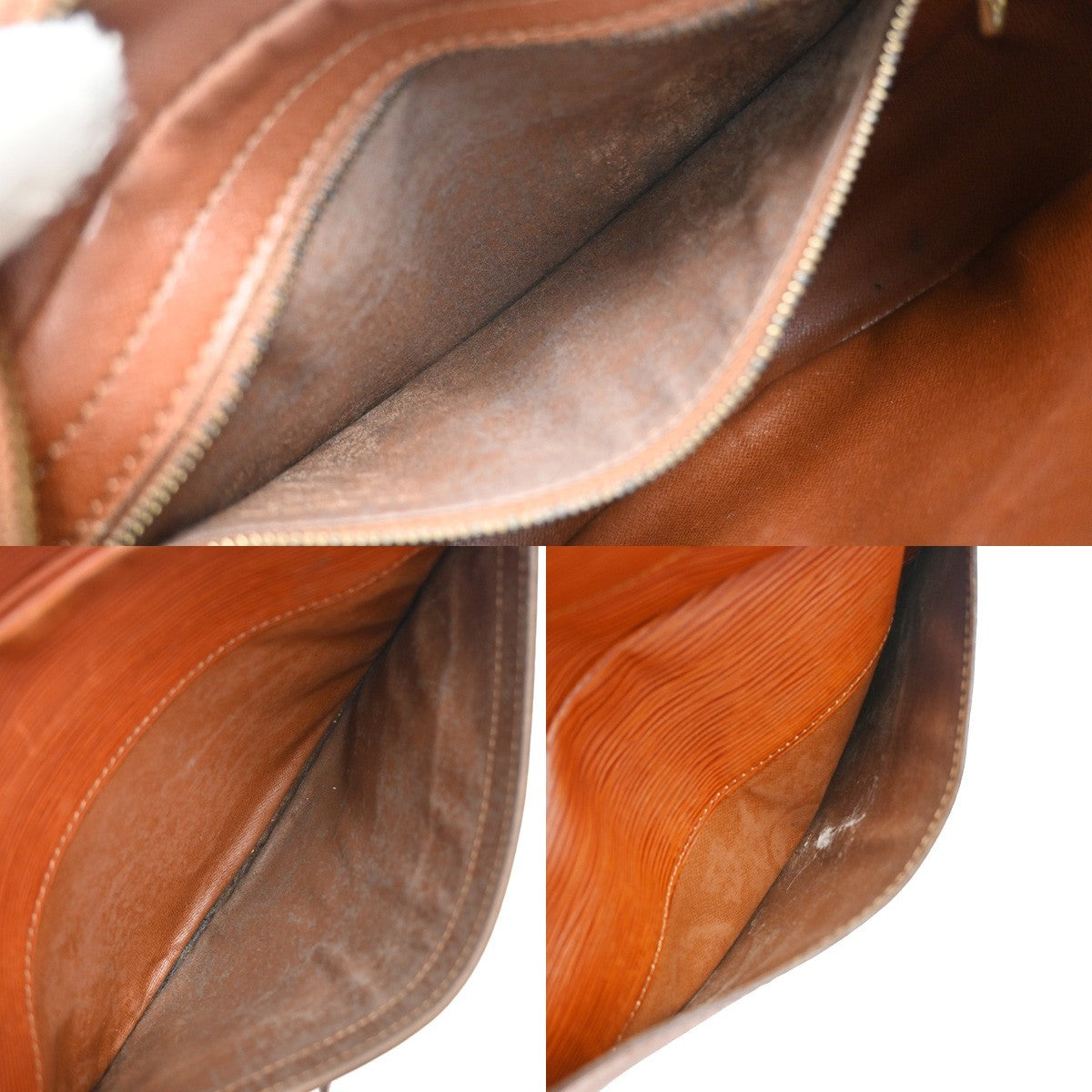 LOUIS VUITTON Jeune Fille MM Shoulder Bag Epi Leather Brown M52153 65EF980