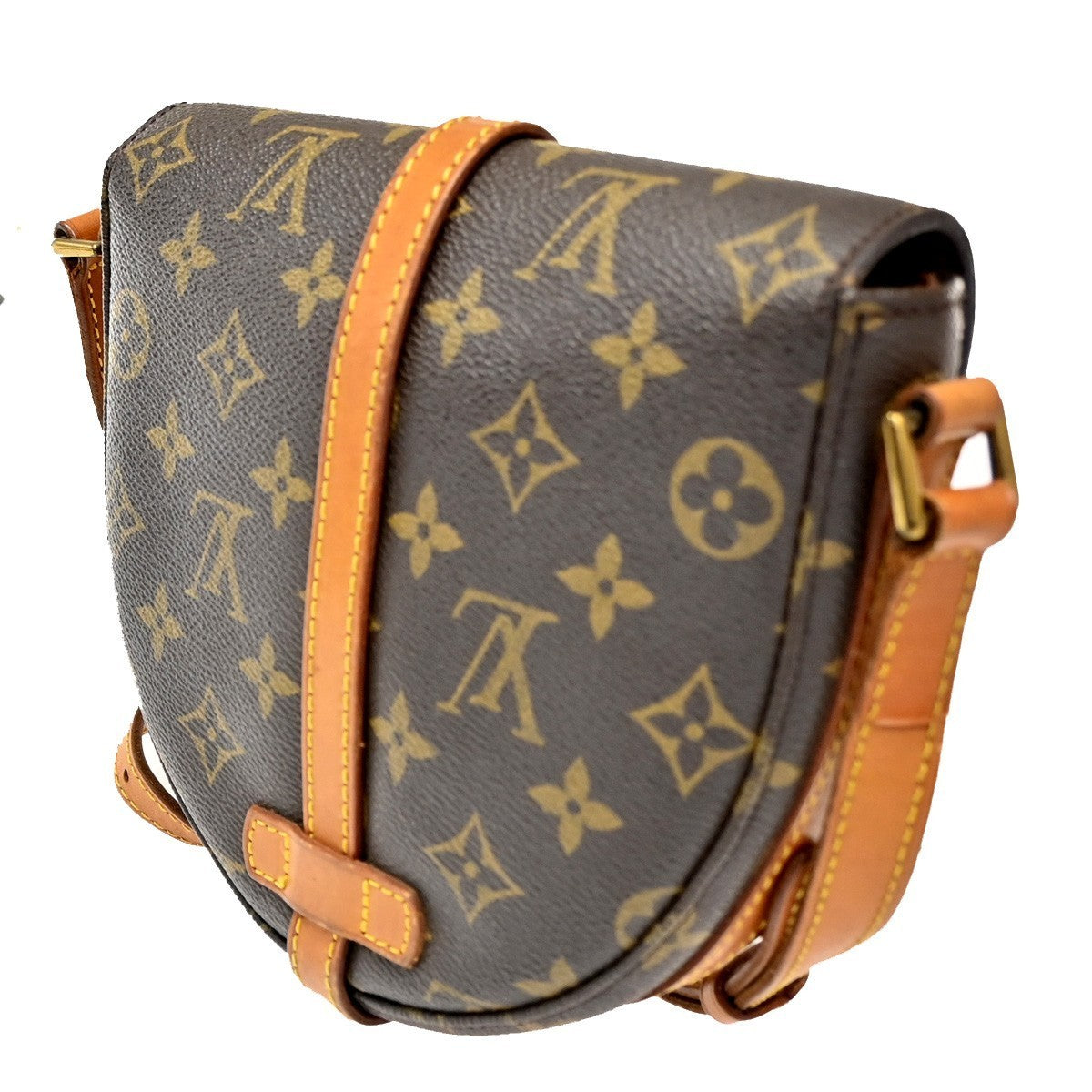LOUIS VUITTON Chantilly PM Shoulder Bag Monogram Leather Brown M51234 80CA593
