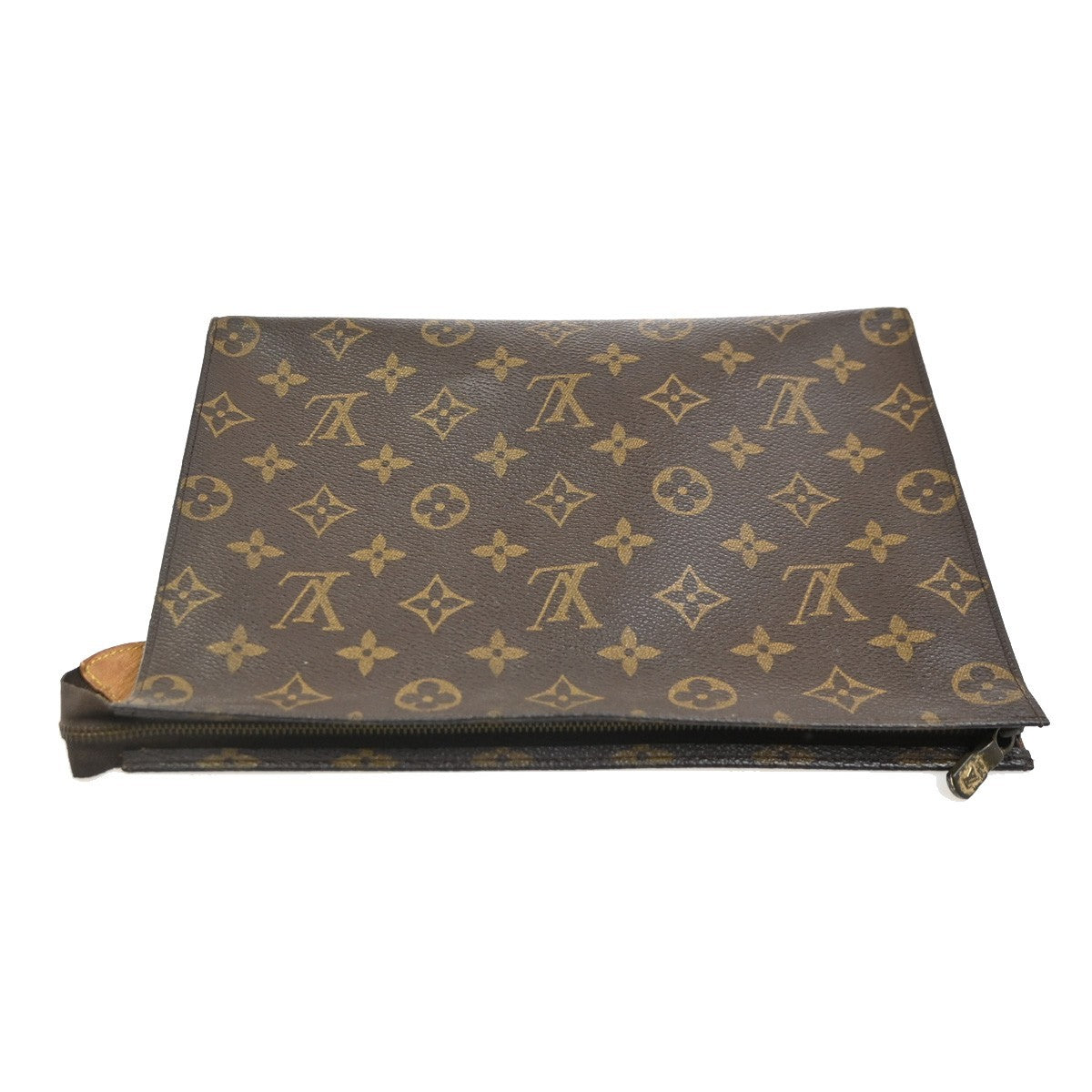 LOUIS VUITTON Poche Toilette 26 Clutch Hand Bag Monogram Leather M47542 02CA763