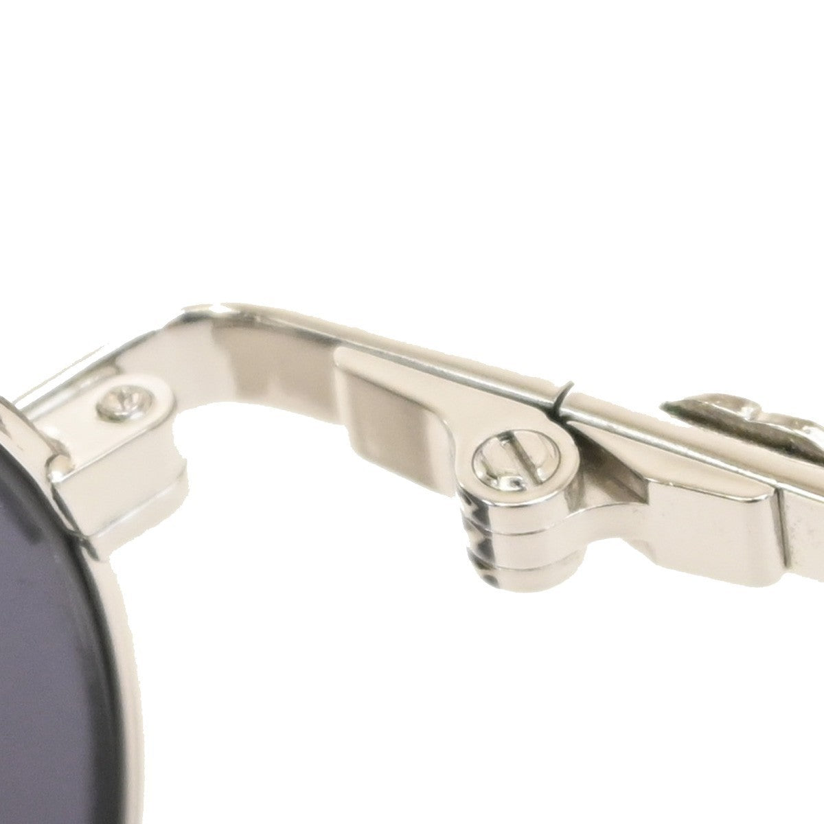 CHANEL CC  Sunglasses Eye Wear Mirror Lens Metal Plastic Silver 06934 07RL317
