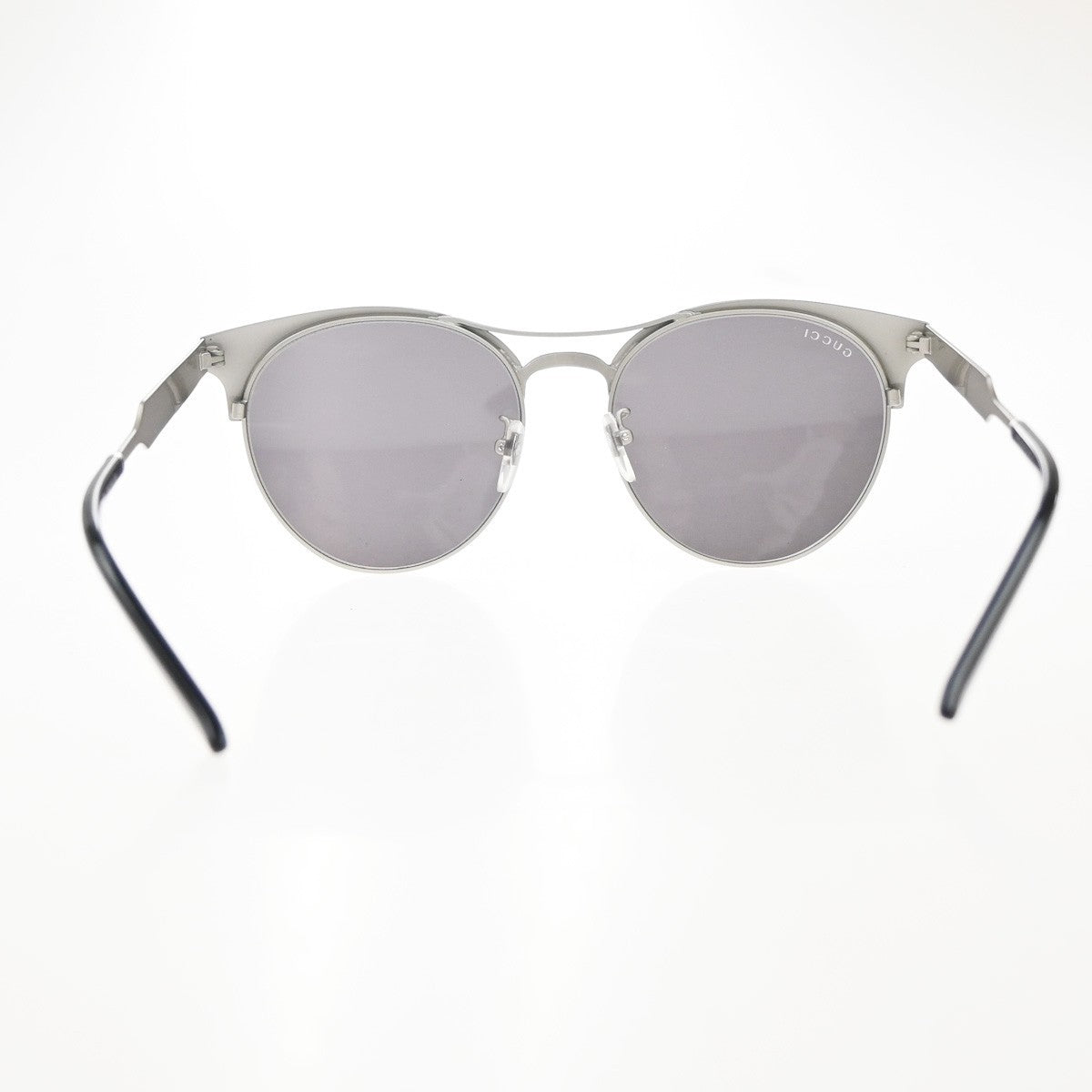 GUCCI Logo GG Folding Sunglasses GG0075SK Eye Were Plastic Metal Black 30KC651