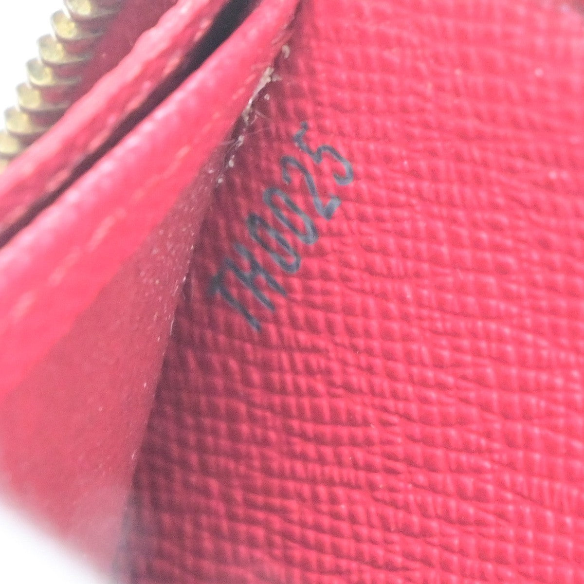 LOUIS VUITTON Porte Monnaie Zip Ling Wallet Monogram Cherry Brown M95006 70YJ247