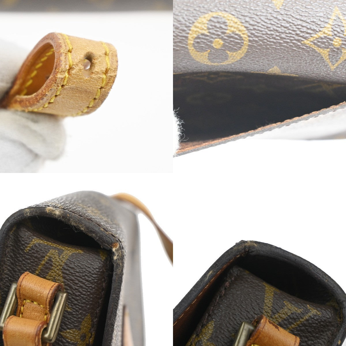 LOUIS VUITTON Mini Saint Cloud Shoulder Bag Monogram Leather BN M51244 35KP461
