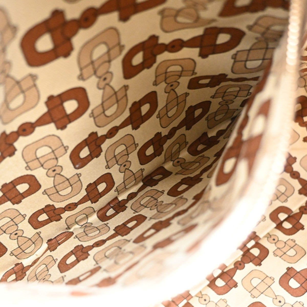GUCCI Logo GG Pattern Positano Scarf Shoulder Bag Leather Gole GHW Italy 79YJ136