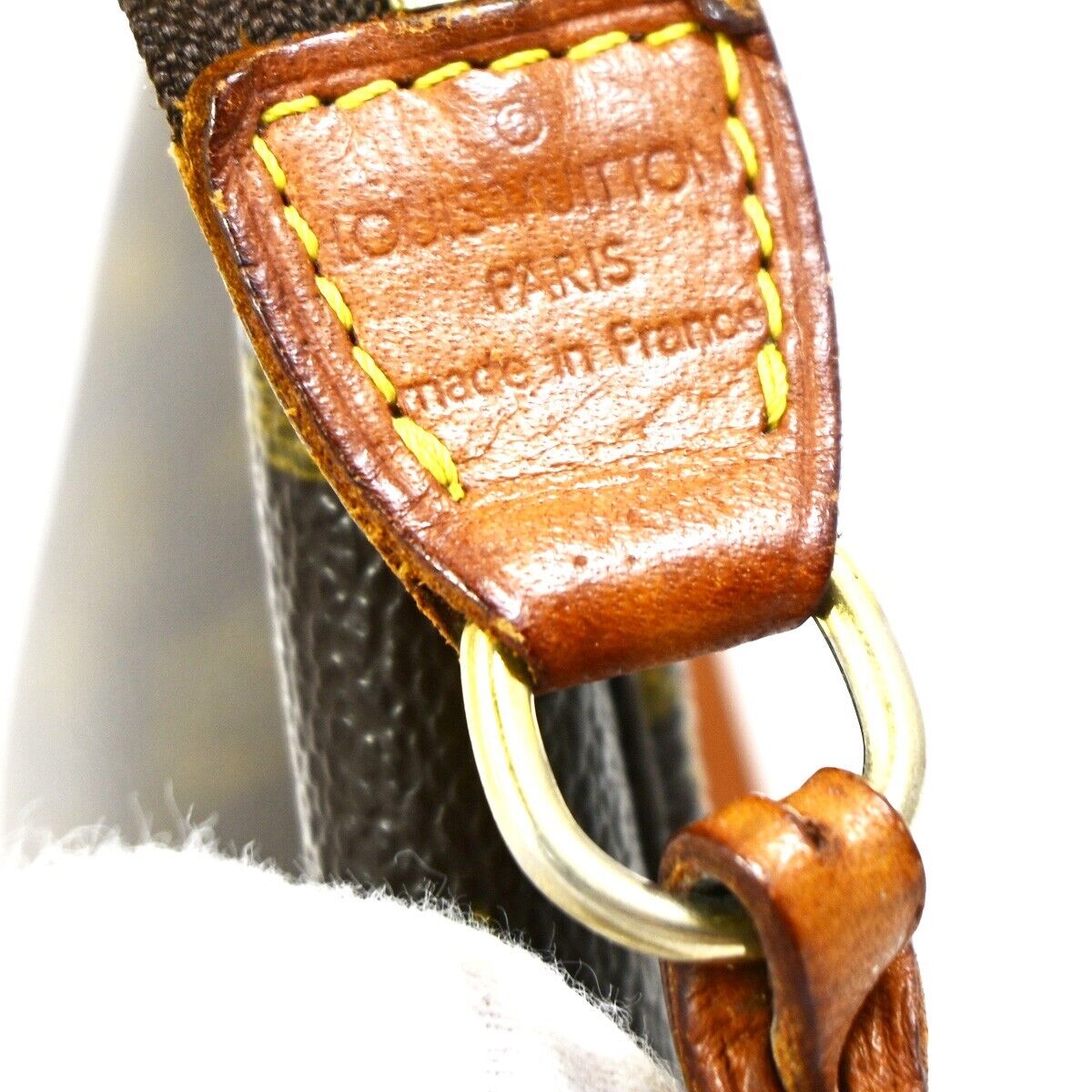 LOUIS VUITTON Pochette Accessoires Hand Bag Monogram Leather BN M51980 84EB026