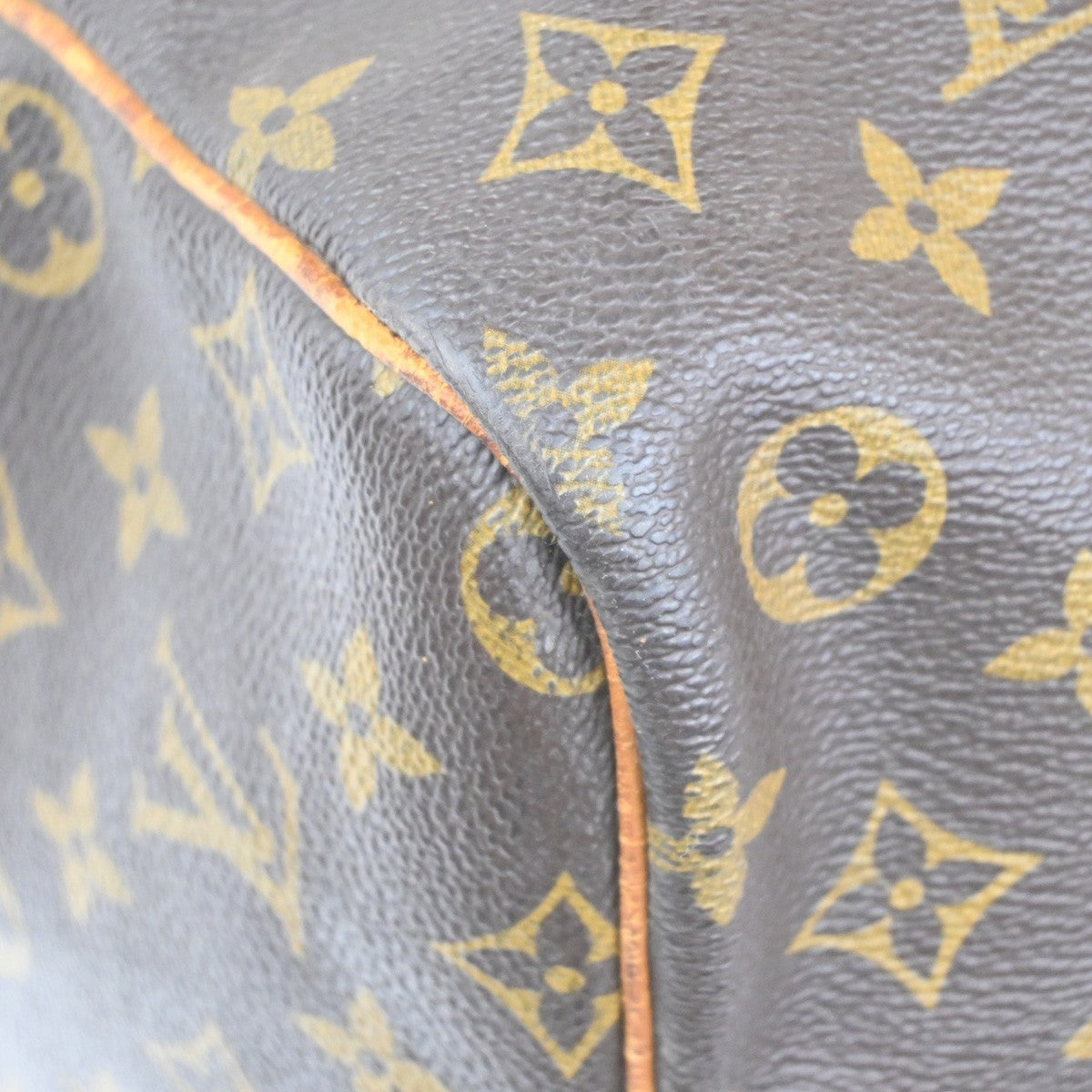 LOUIS VUITTON Keepall 60 Travel Hand Bag Monogram Leather Brown M41422 70YH864