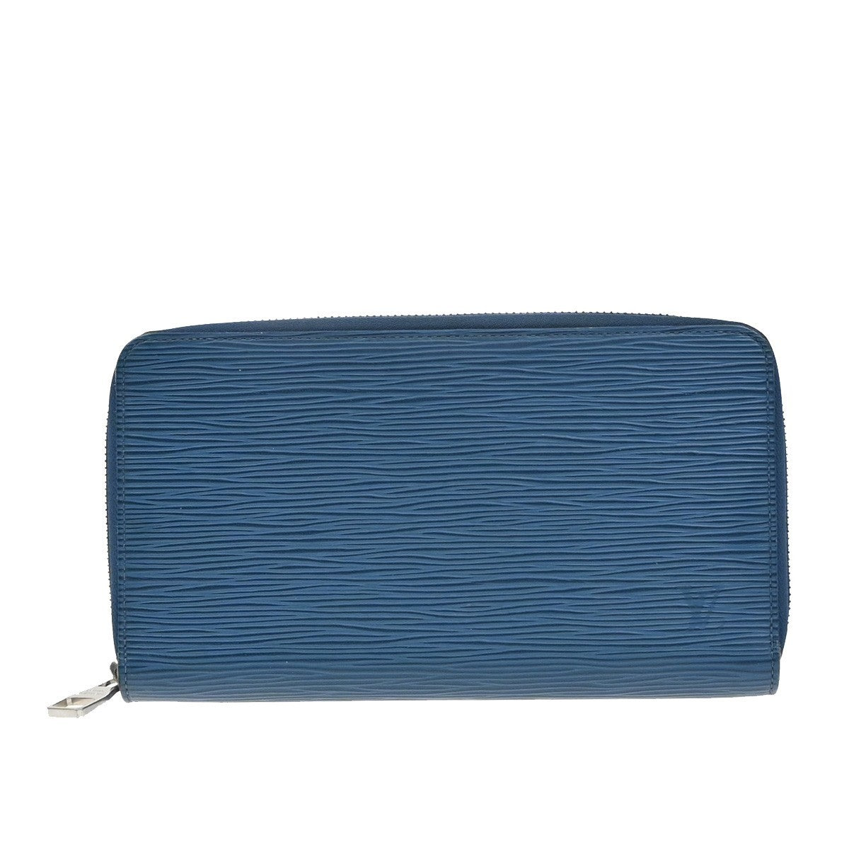 LOUIS VUITTON LV Zippy Organizer Long Wallet Epi Leather Blue SHW M60619 35KB376