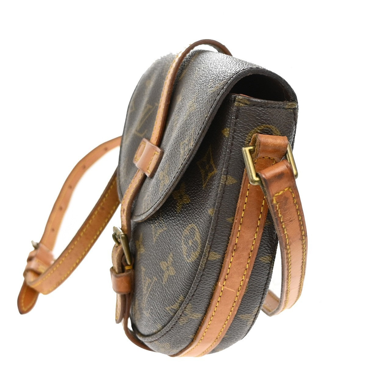 LOUIS VUITTON Chantilly PM Shoulder Bag Monogram Leather Brown M51234 80KB465