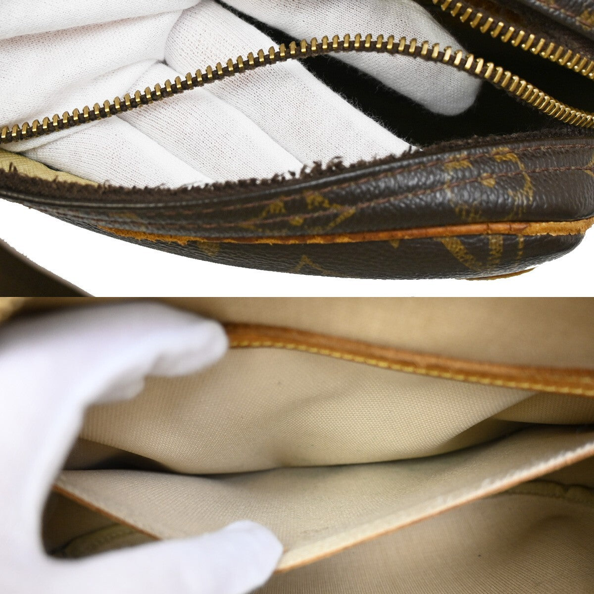 LOUIS VUITTON Reporter PM Crossbody Shoulder Bag Monogram Leather M45254 67EE752