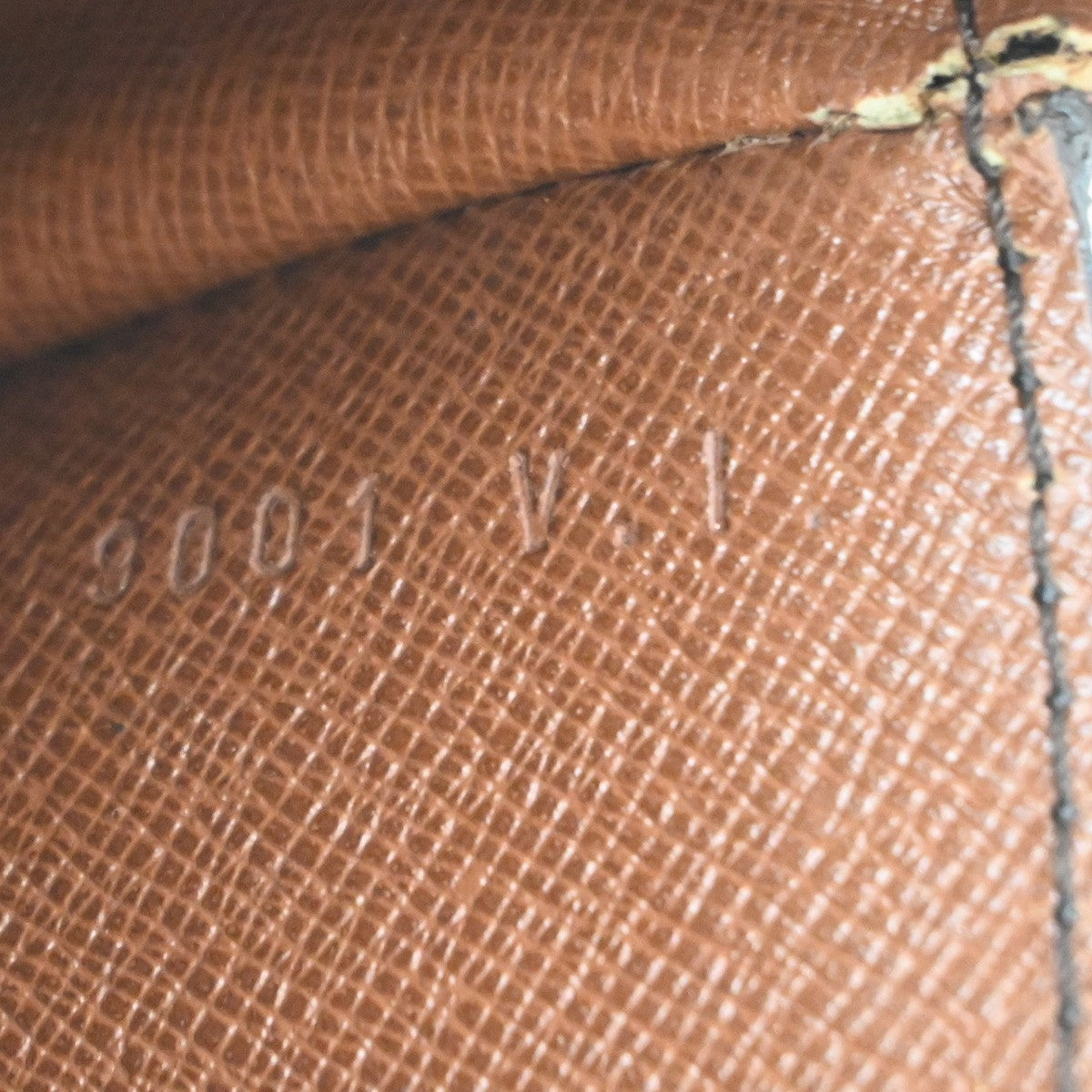 LOUIS VUITTON Saint Cloud GM Shoulder Bag Monogram Leather Brown M51242 30PA025