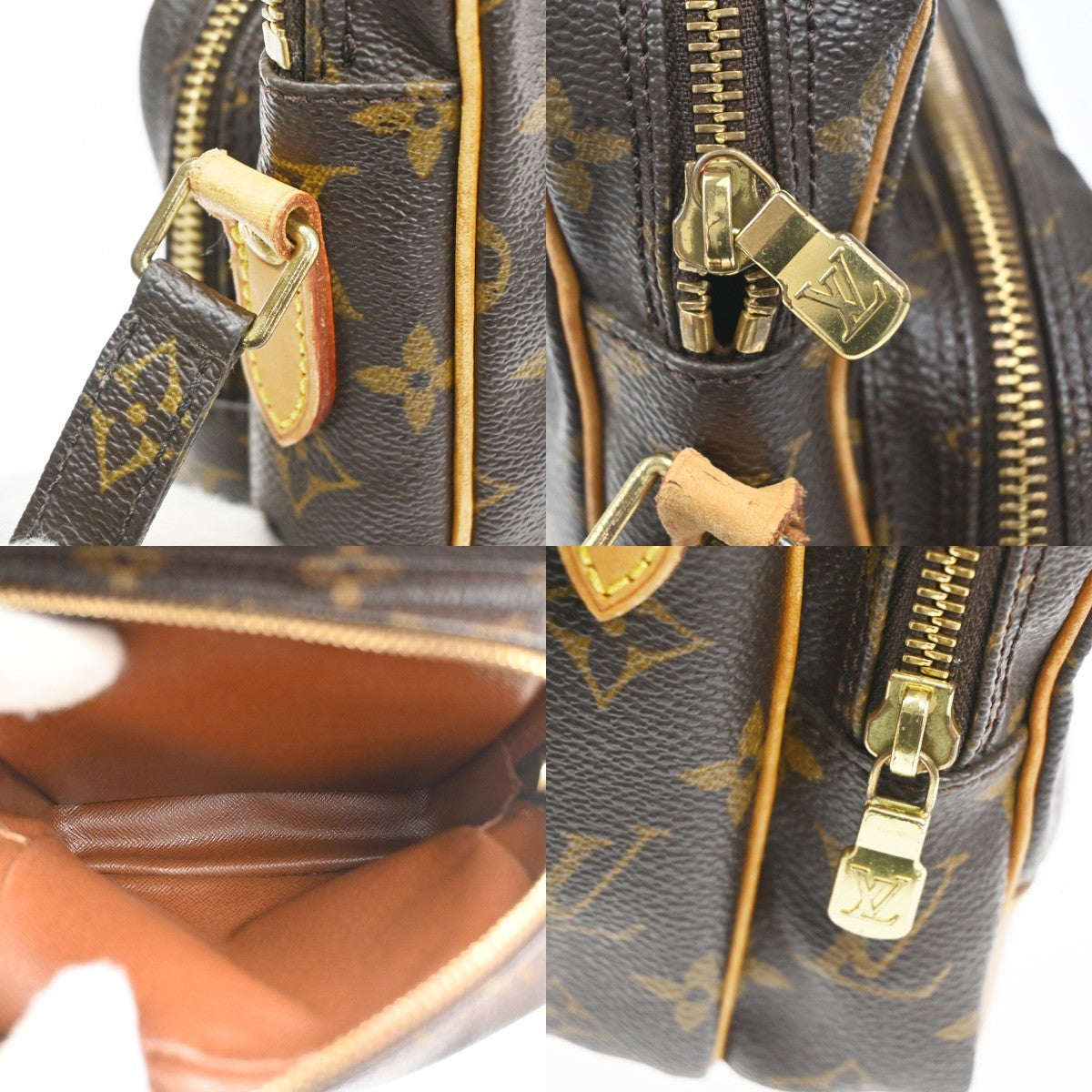 LOUIS VUITTON Amazon Crossbody Shoulder Bag Monogram Leather BN M45236 89CA877