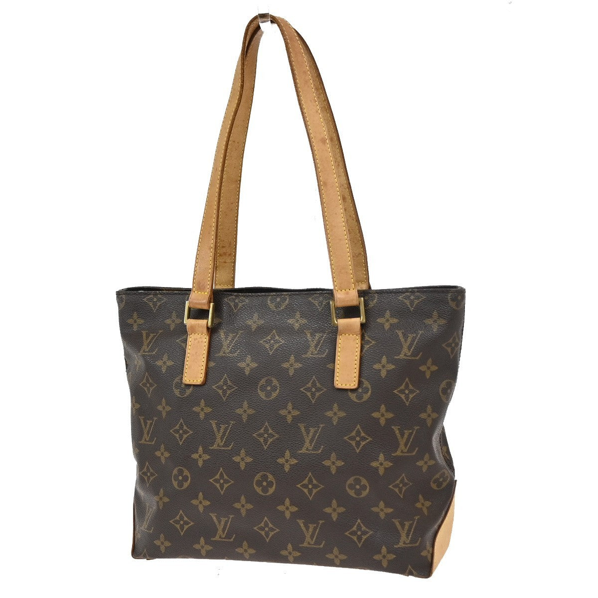 LOUIS VUITTON Cabas Piano Shoulder Bag Monogram Leather Brown M51148 76YJ043