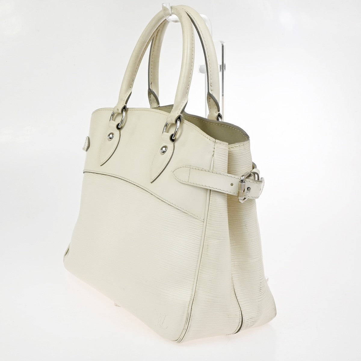 LOUIS VUITTON LV Logo Passy PM Hand Bag Epi Leather Ivoire France Ｍ5926J...