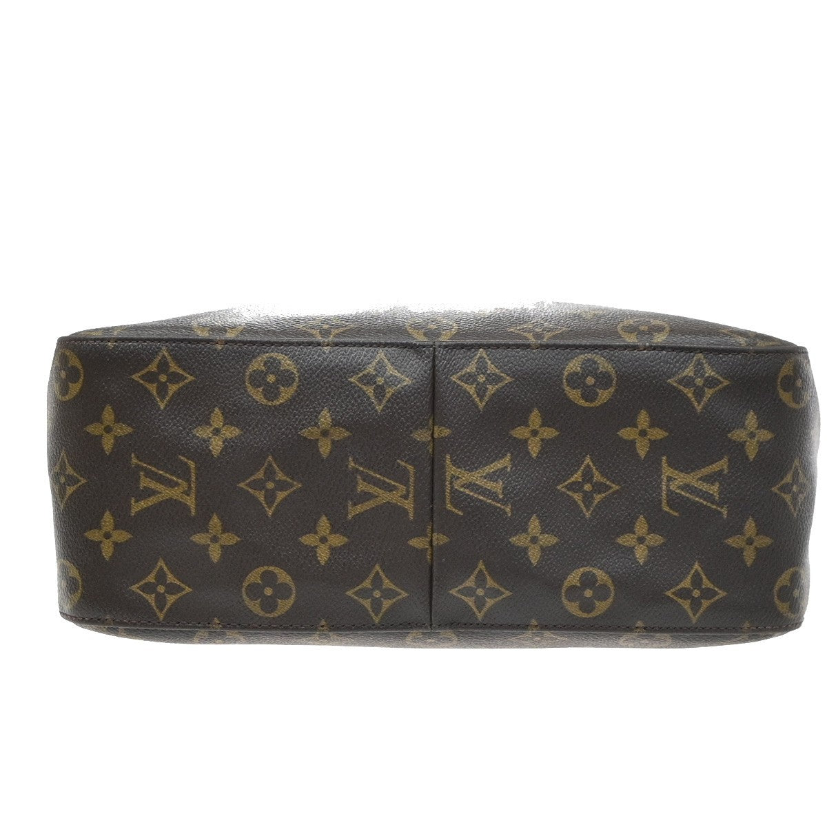 LOUIS VUITTON Logo Looping GM Shoulder Bag Monogram Leather USA M51145 85YJ277