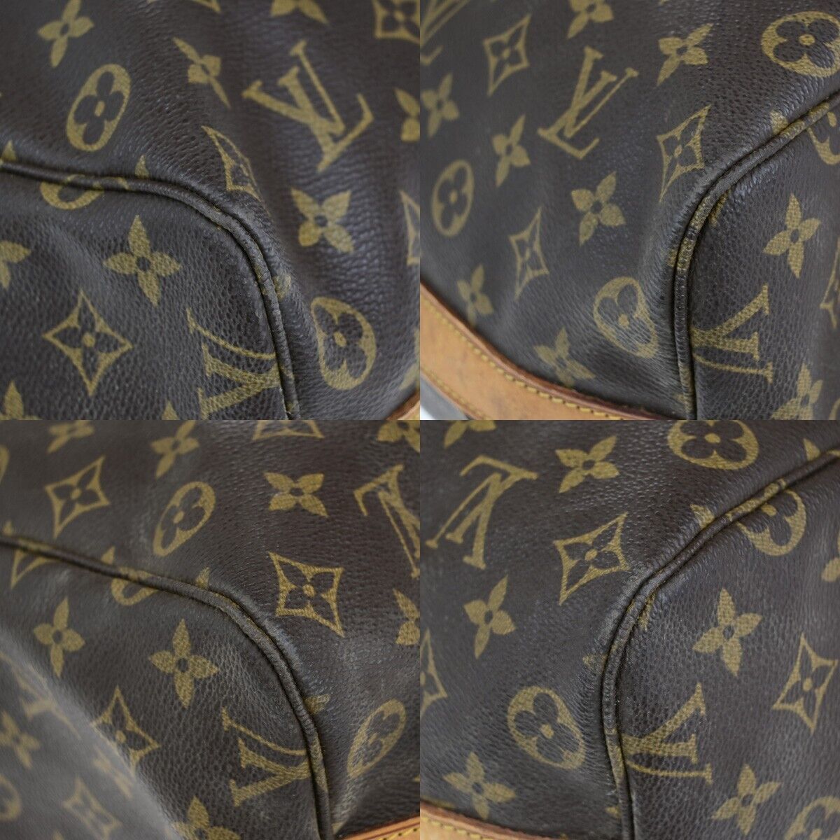 LOUIS VUITTON Flanerie 50 Shoulder Bag Monogram Leather Brown M51116 34ED323
