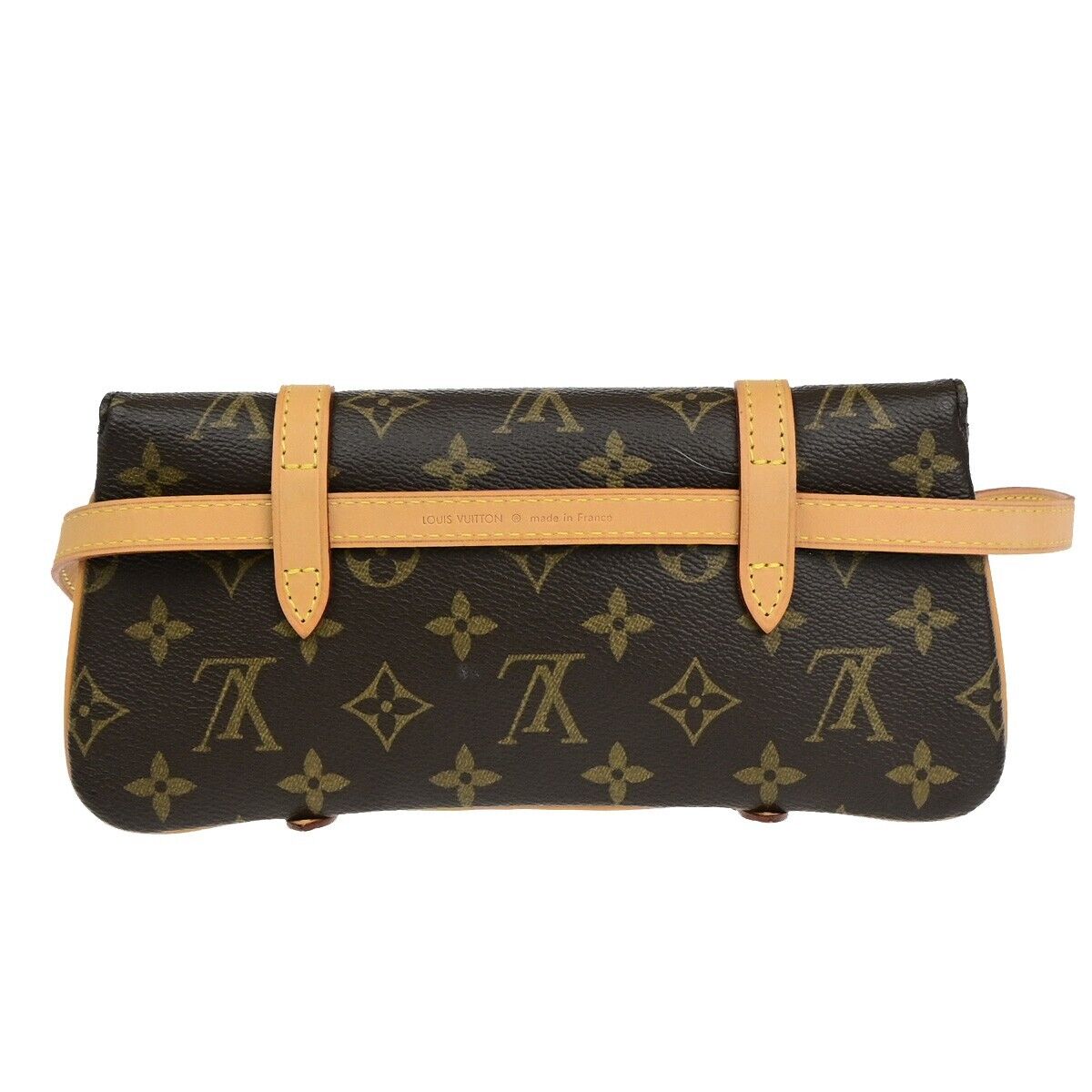 LOUIS VUITTON LV Pochette Marrell Bum Bag Monogram Leather Brown M51159 99EC185
