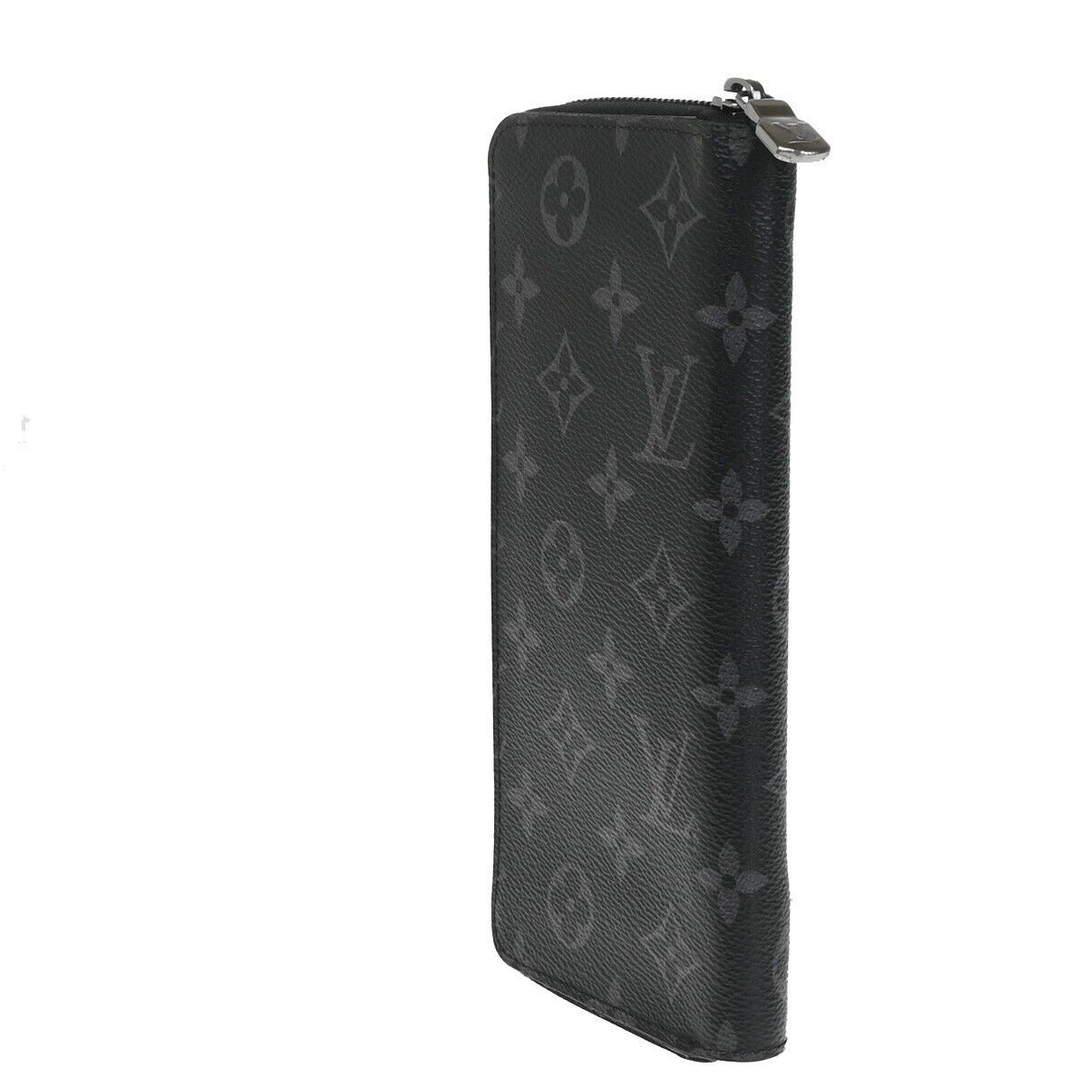 LOUIS VUITTON Zippy Wallet Vertical Monogram Eclipse Leather BK M62295 89EA984