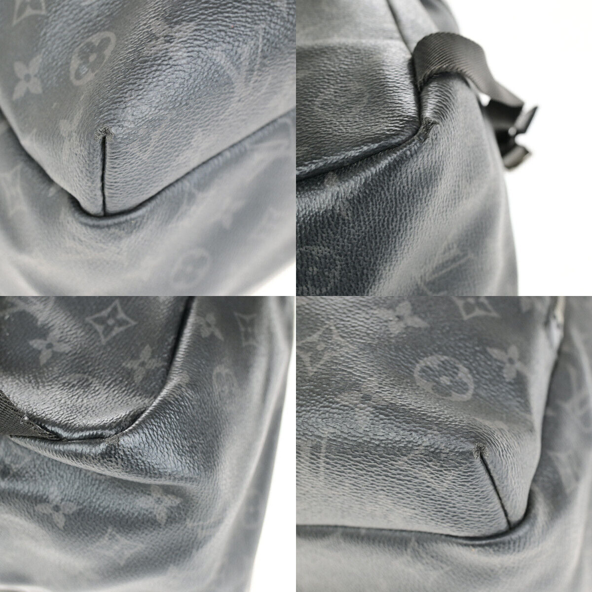 LOUIS VUITTON Apollo Backpack Bag Monogram Eclipse Black M43186 11YG727